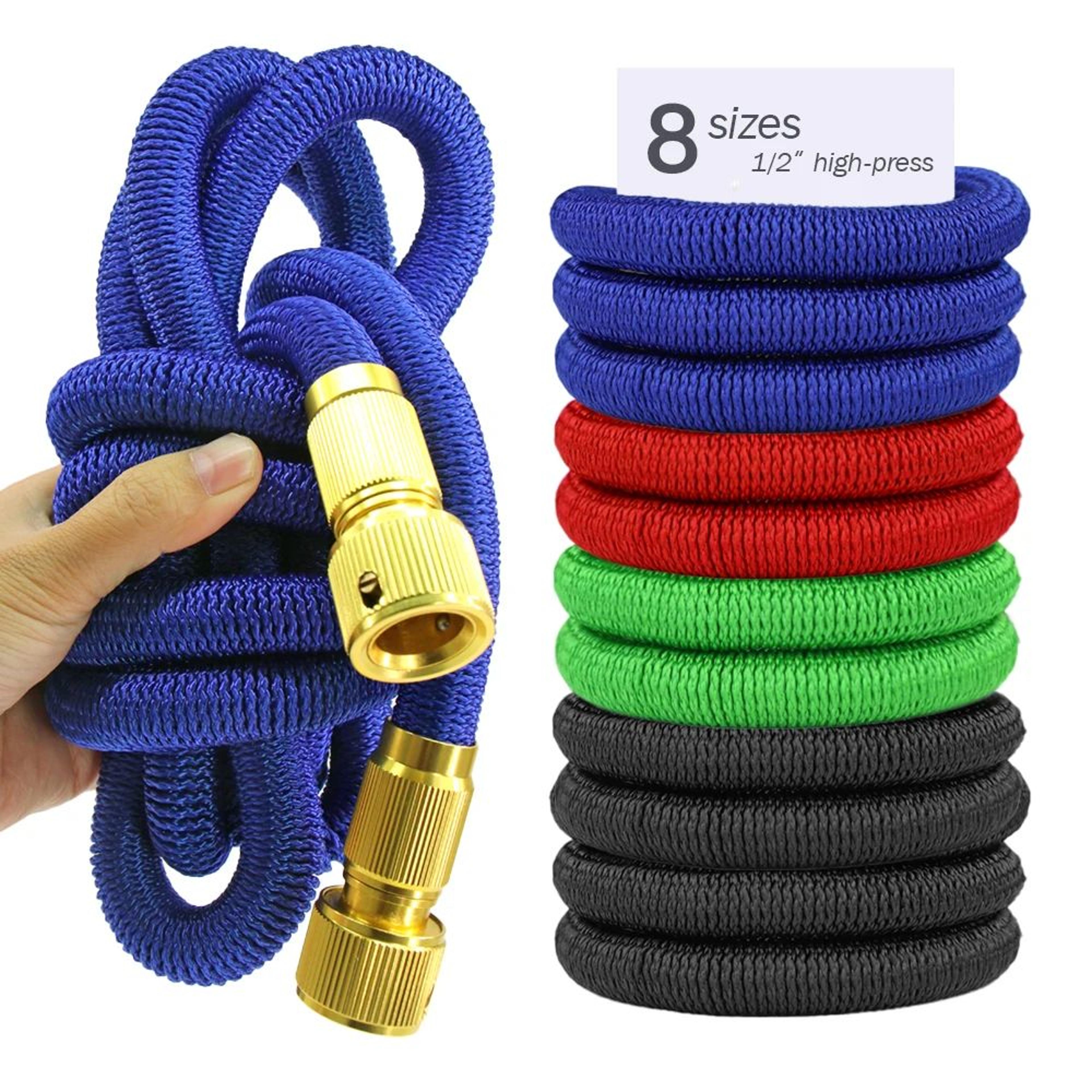 retractable expandable garden water hose