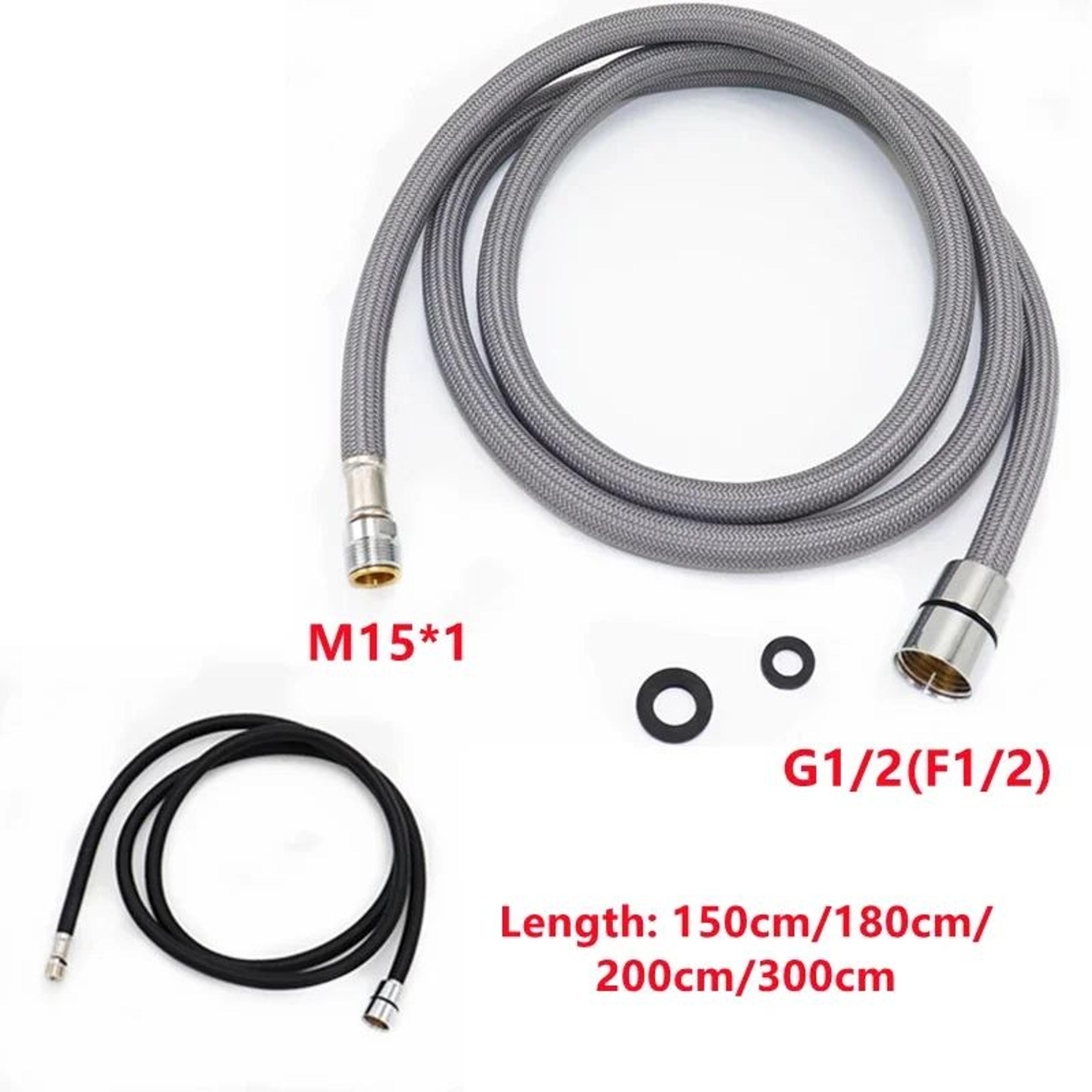 nylon braided pull down faucet hose