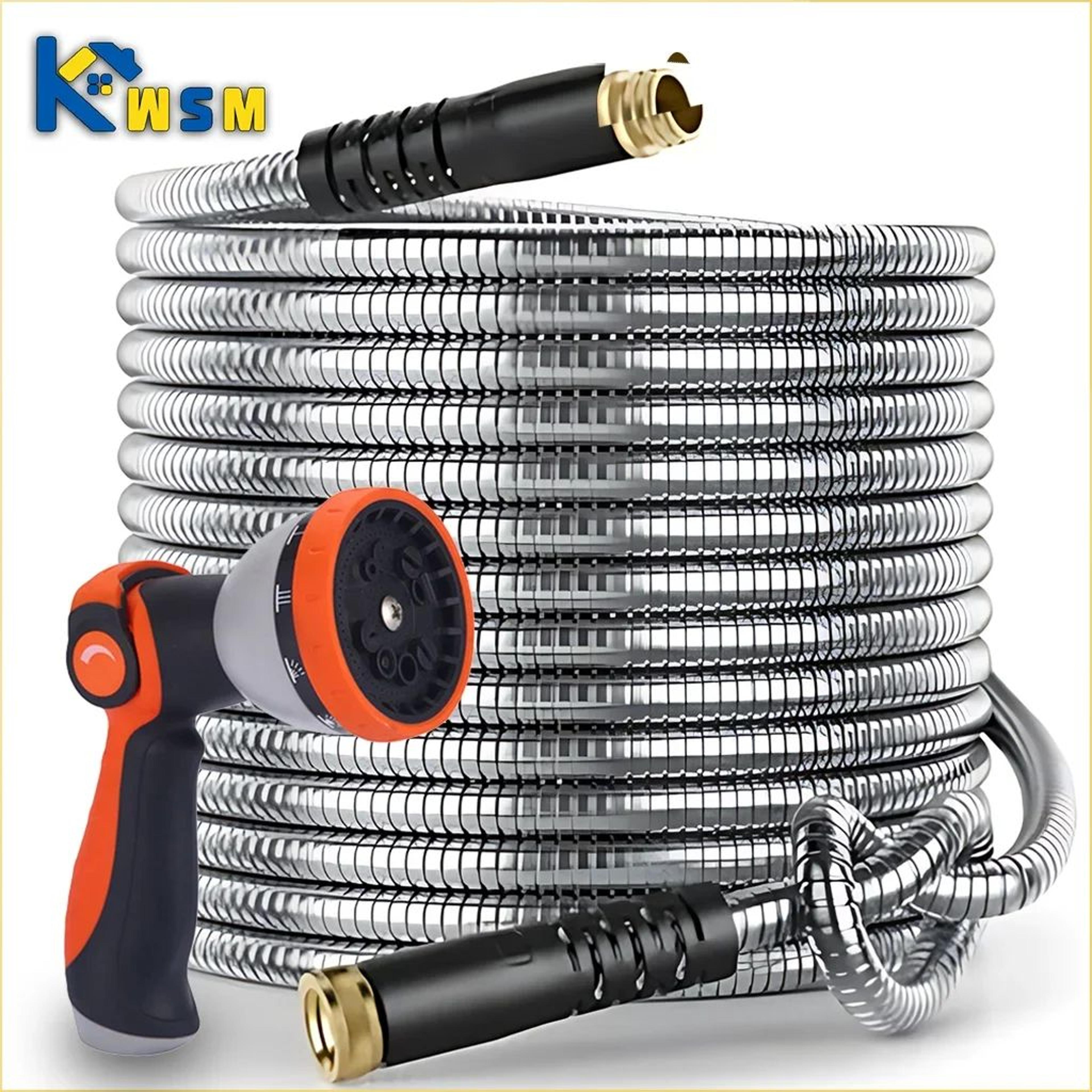 75ft stainless steel garden hose