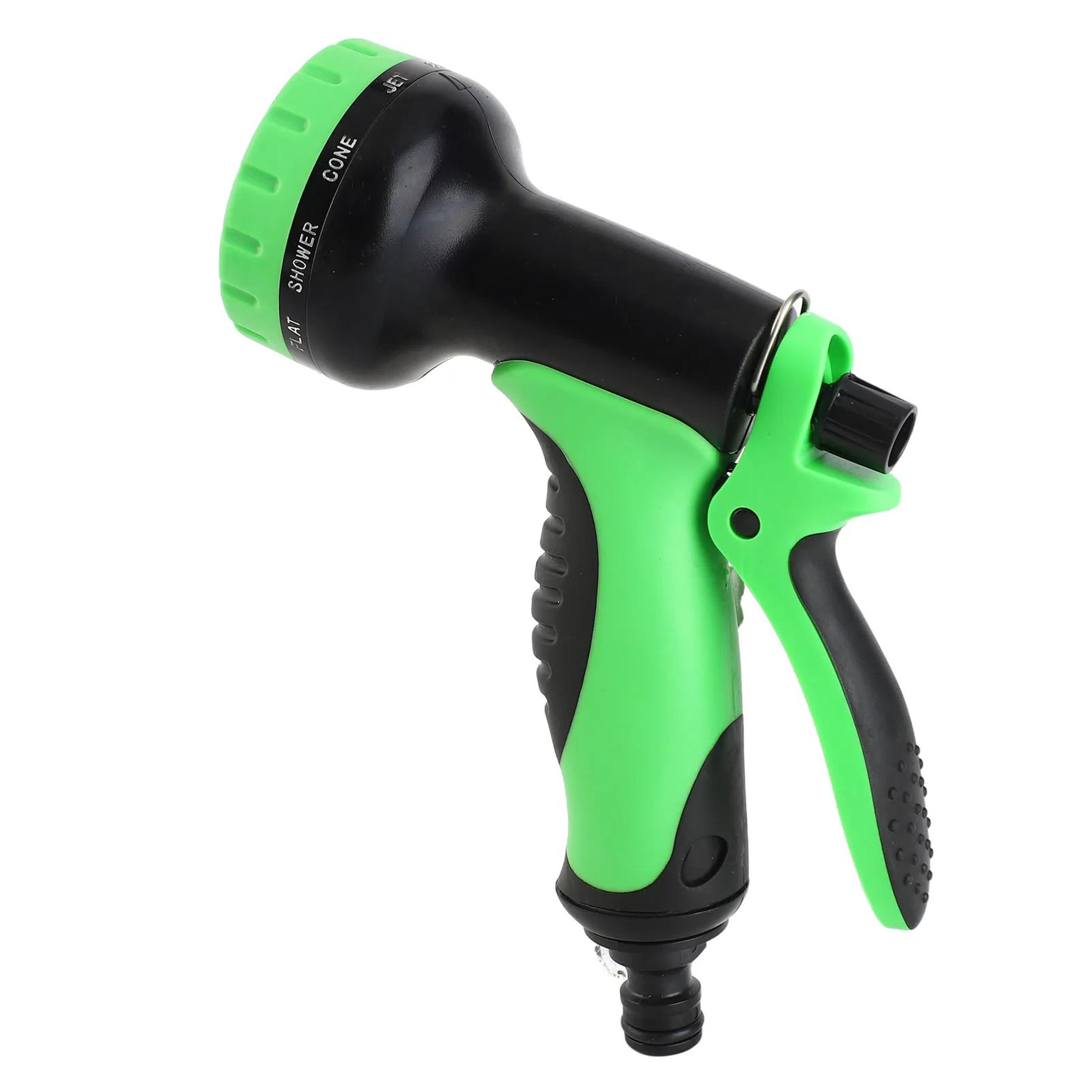 expandable cleaning hose with pressure nozzle