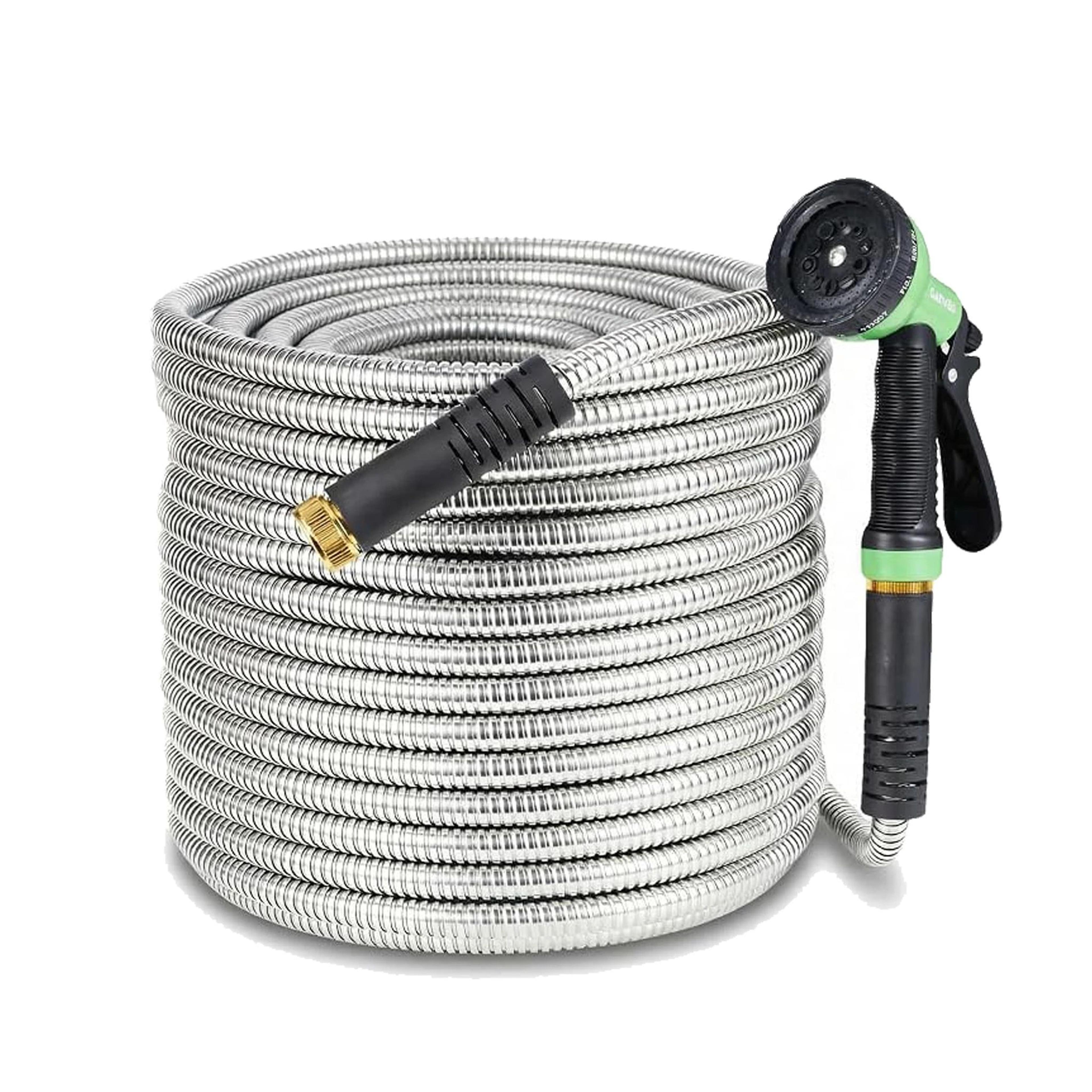 heavy duty stainless steel garden hose