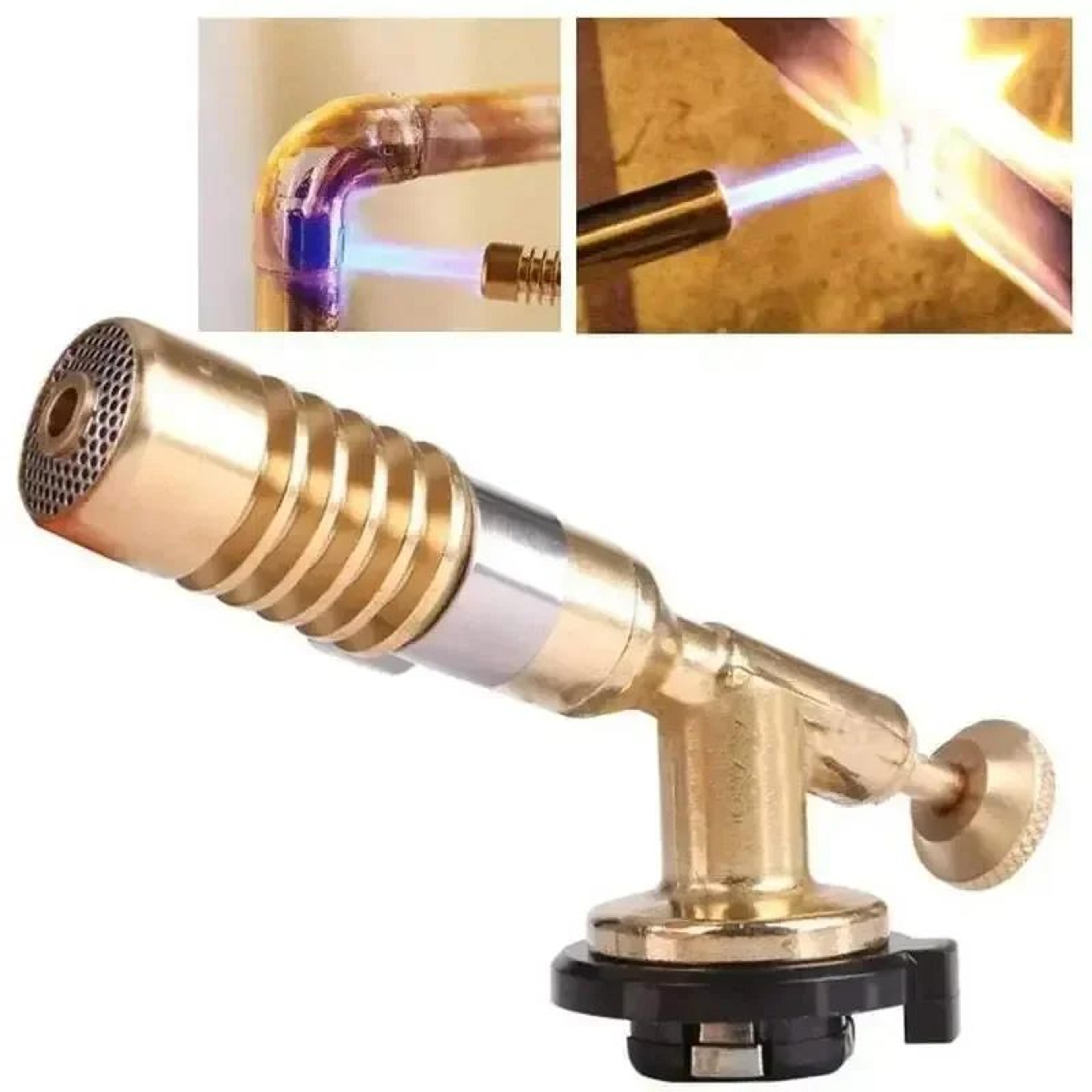 portable brass gas torch for soldering