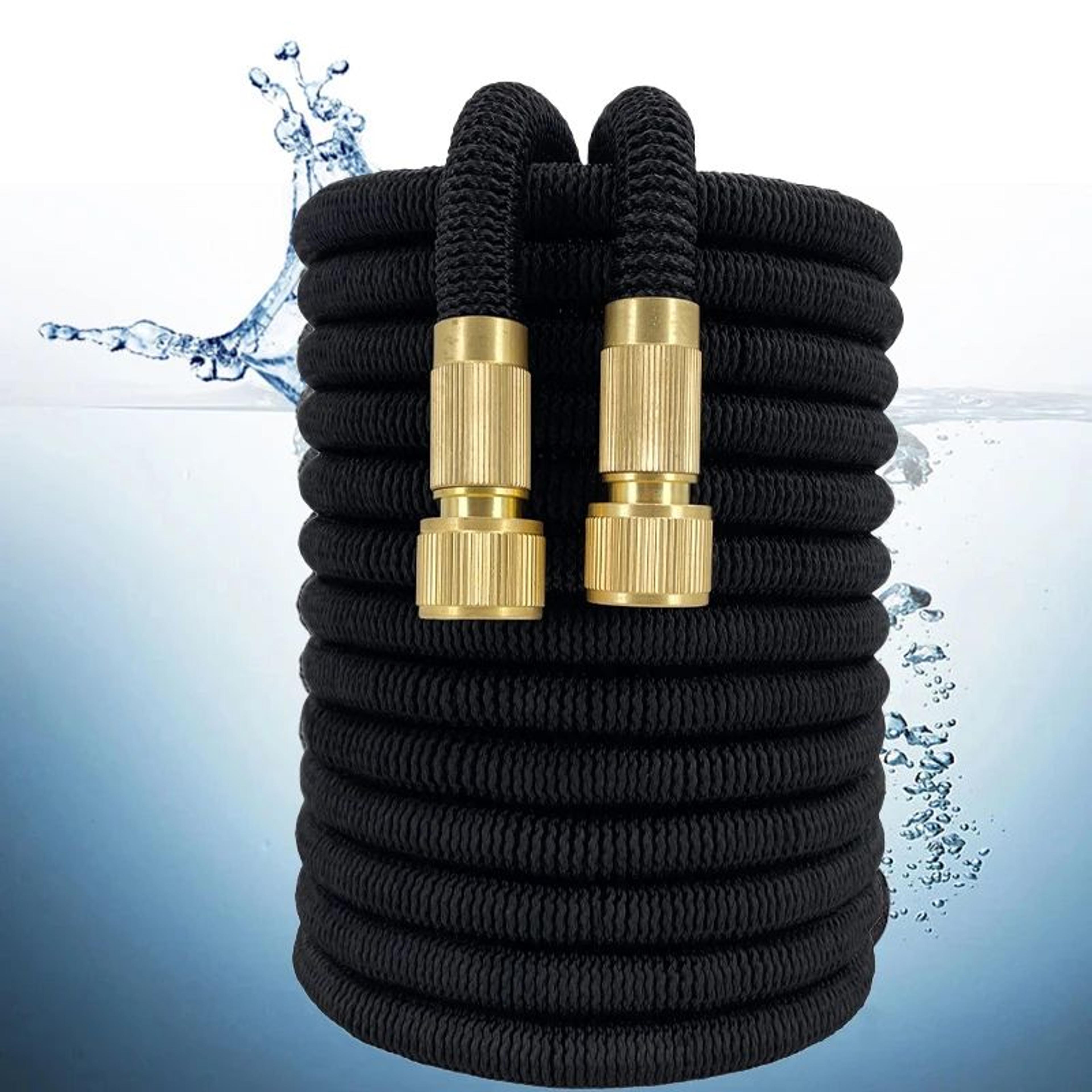 double latex expandable garden hose with brass fittings