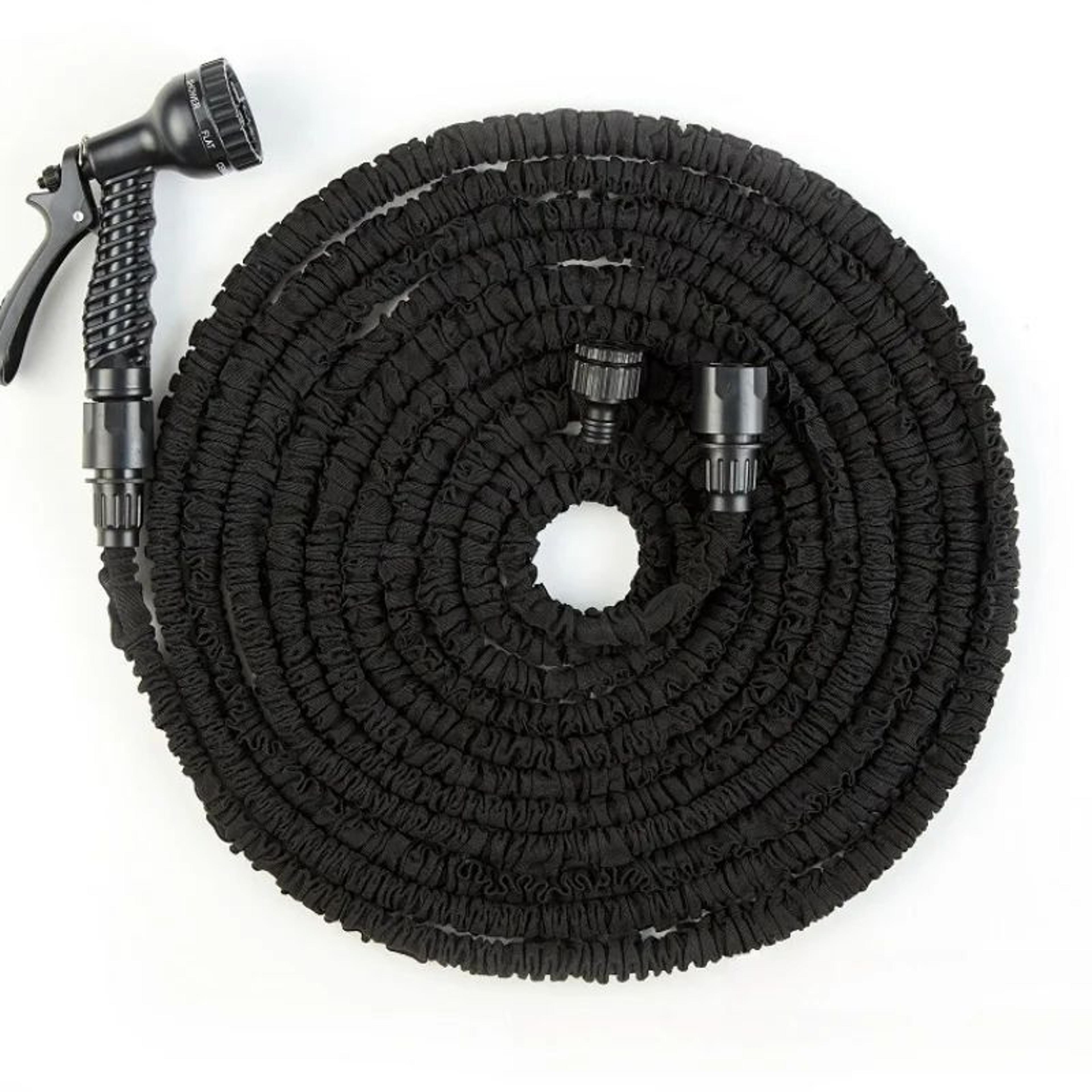 100 foot flexible garden hose with 7 pattern sprayer