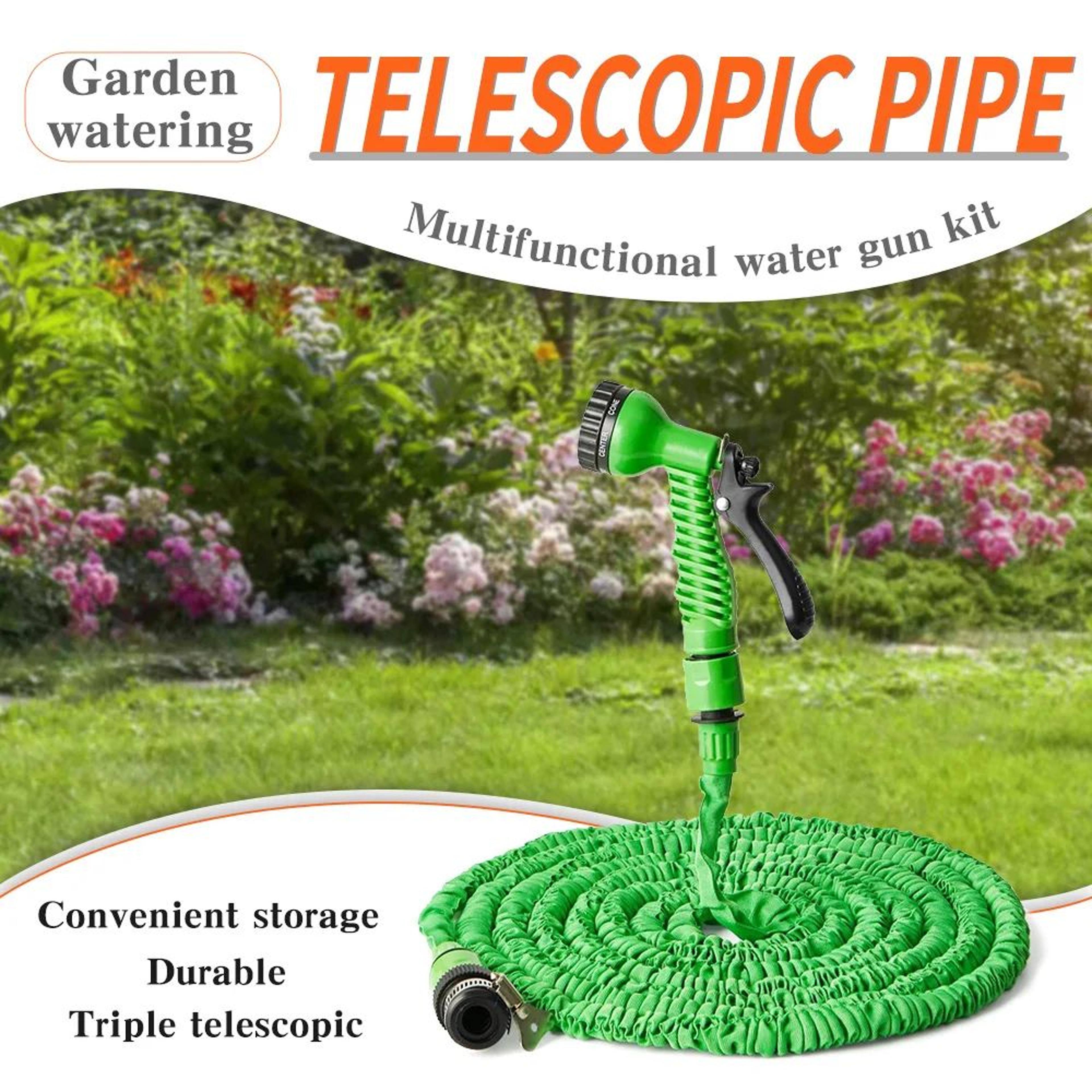 frost resistant flexible garden hose with sprayer