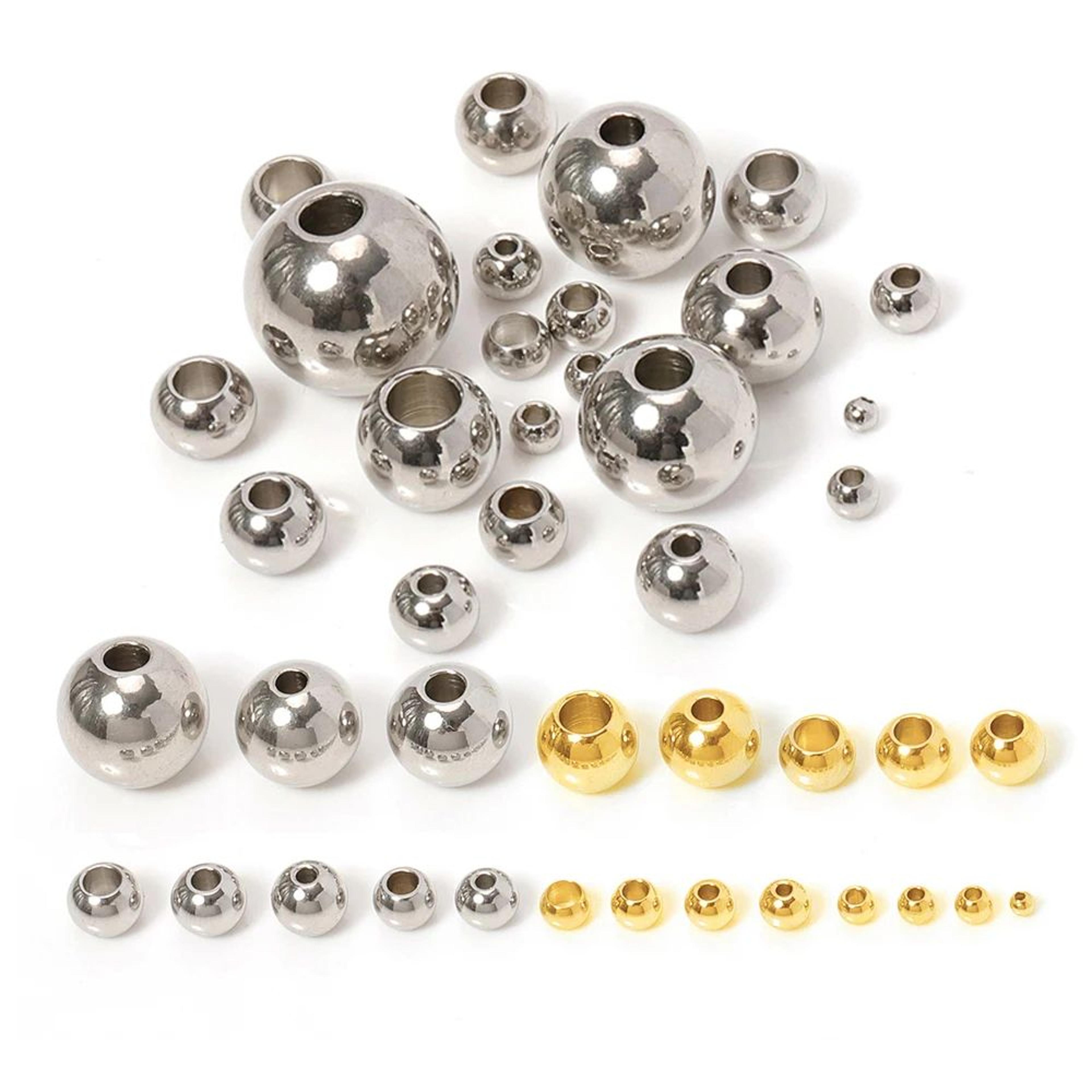 stainless steel jewelry spacer beads