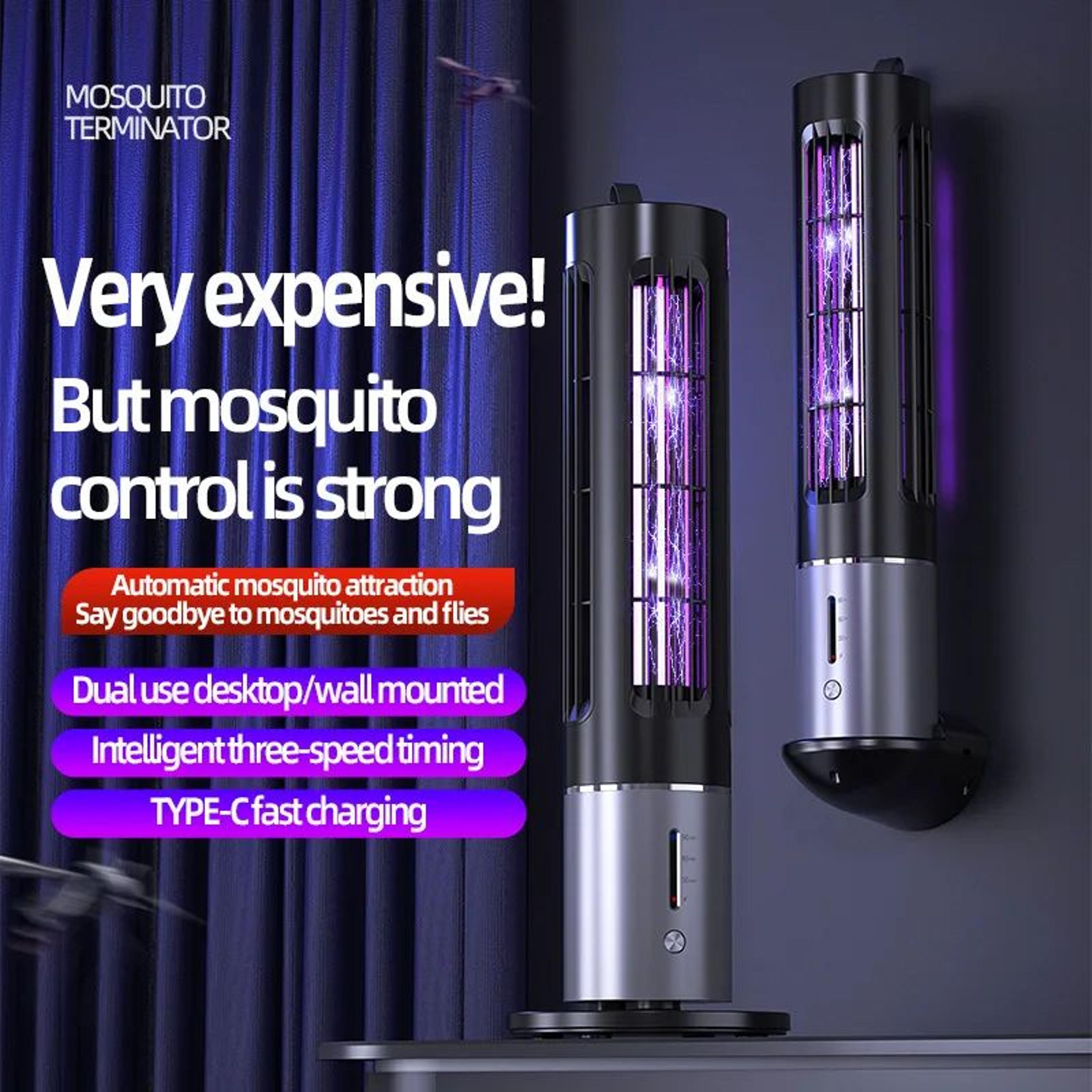 rechargeable wall mounted mosquito trap lamp