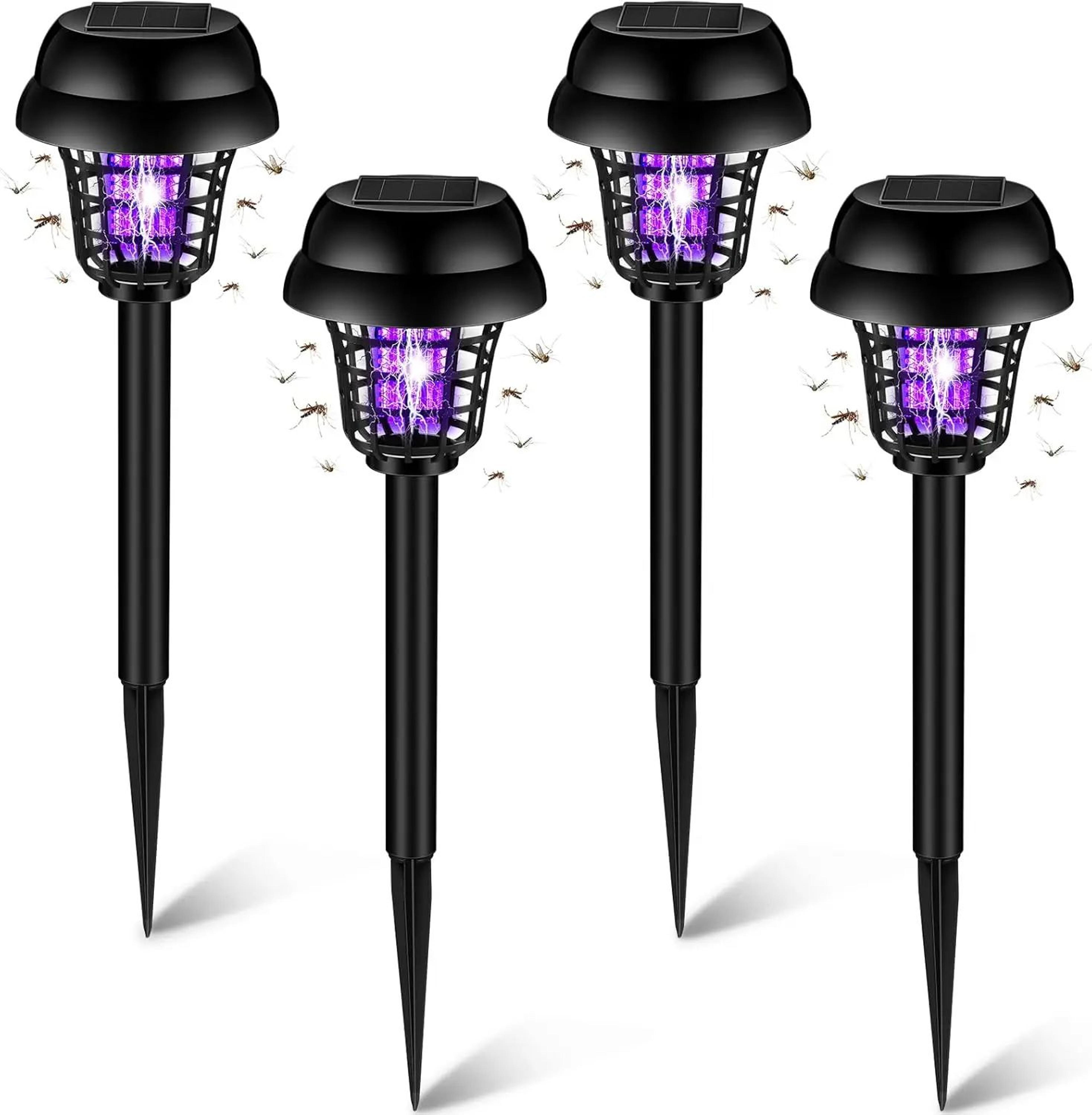 solar garden mosquito killer waterproof bug lamp