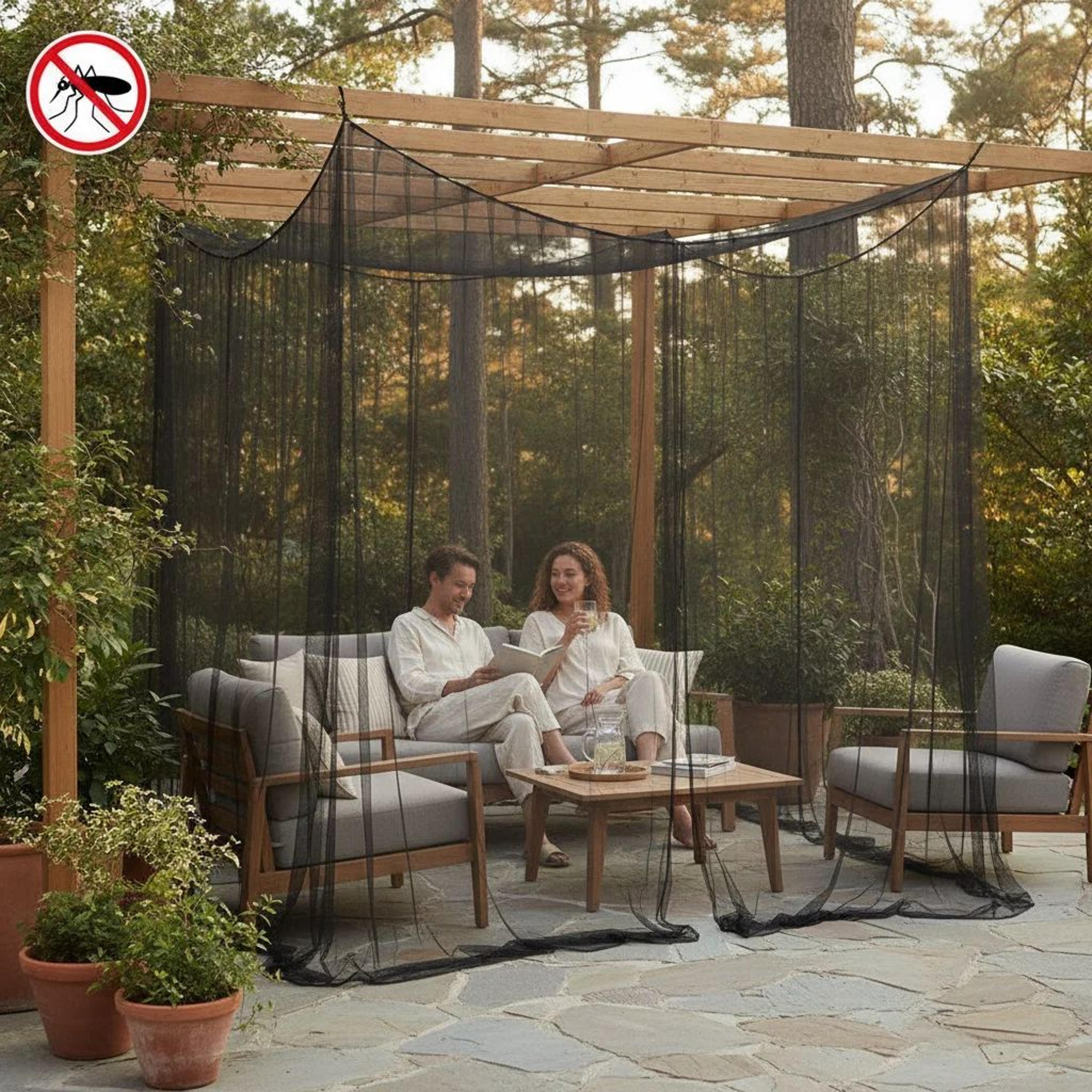 outdoor gazebo mosquito net mesh screen enclosure