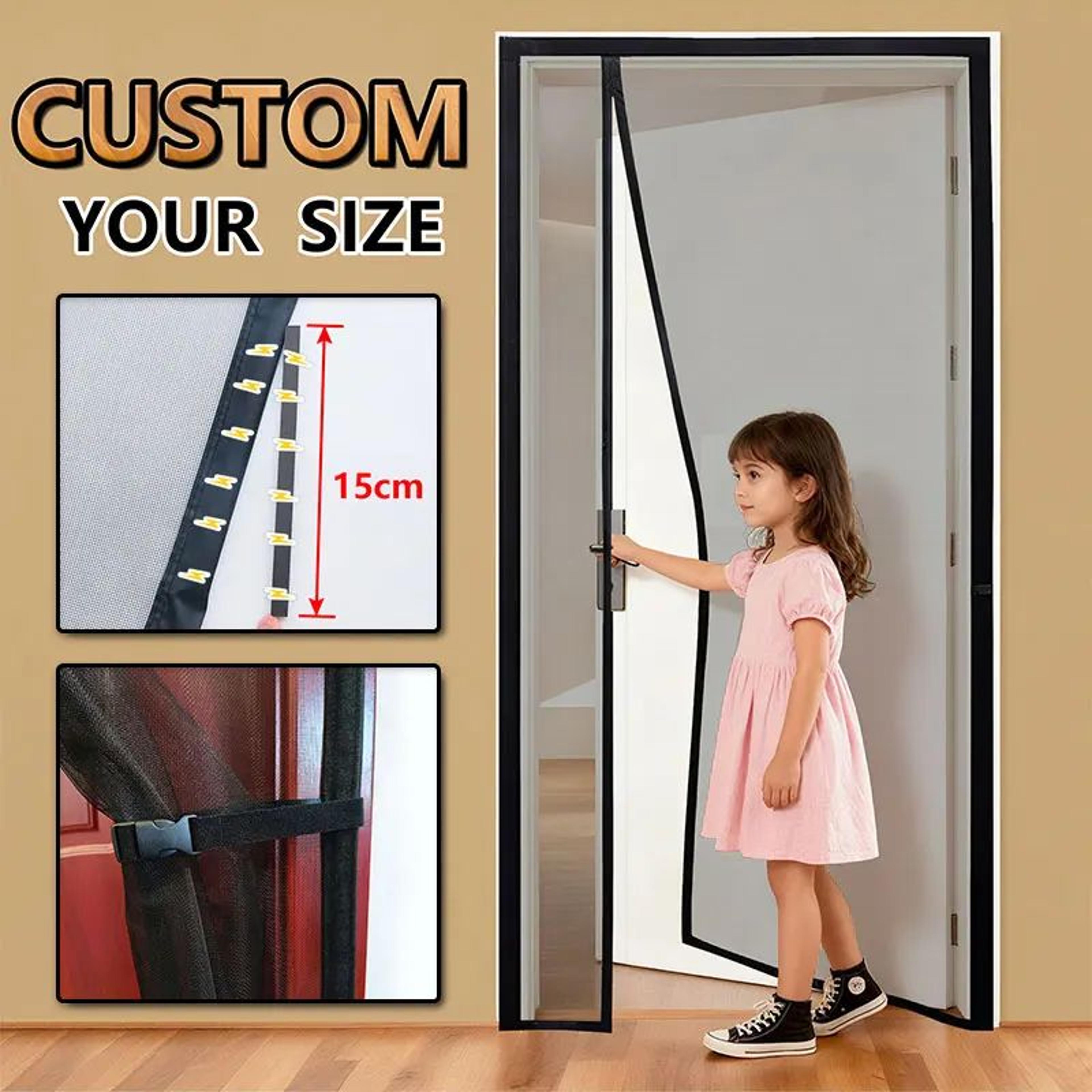 custom fit magnetic mosquito screen door