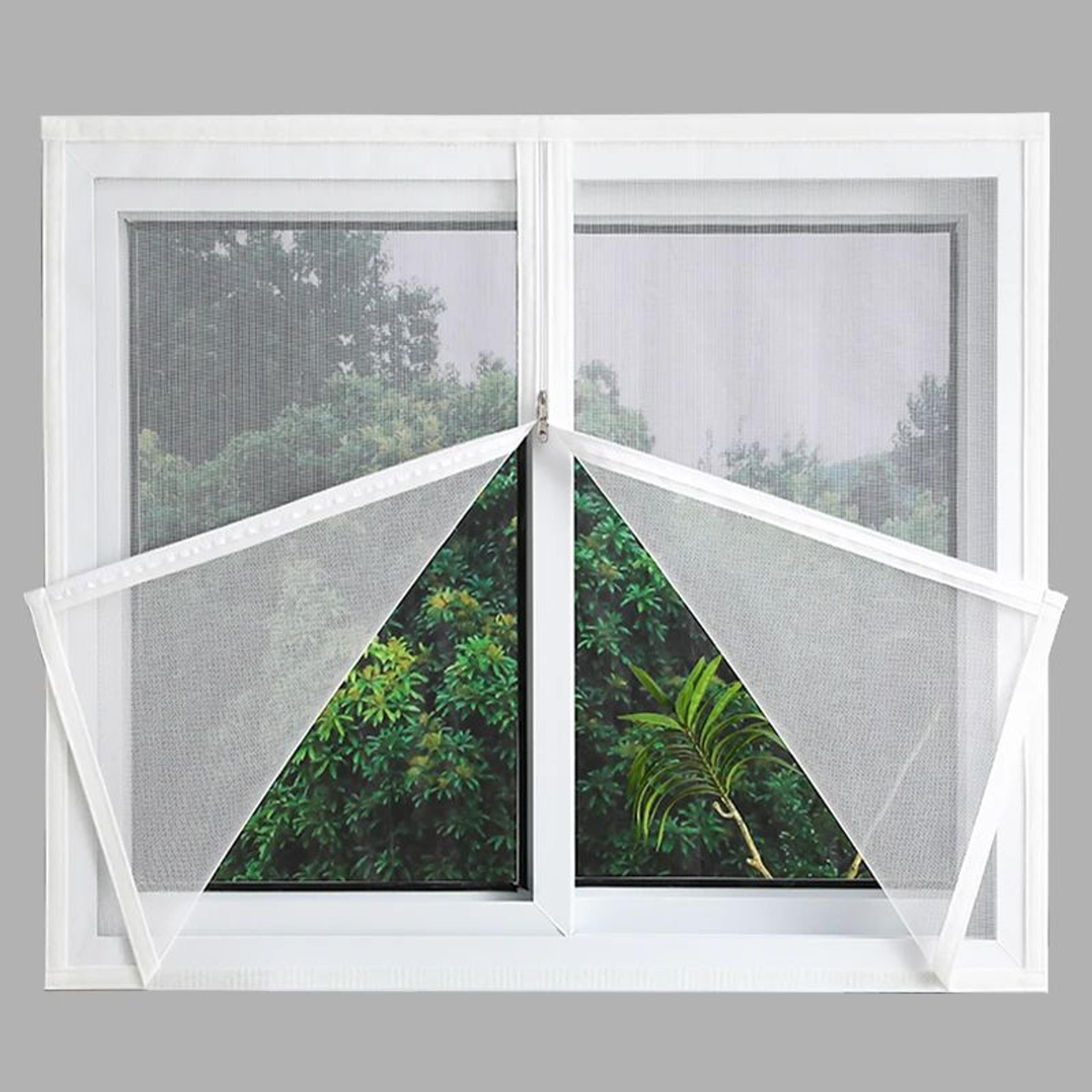 custom fit self adhesive zipper mosquito window screen