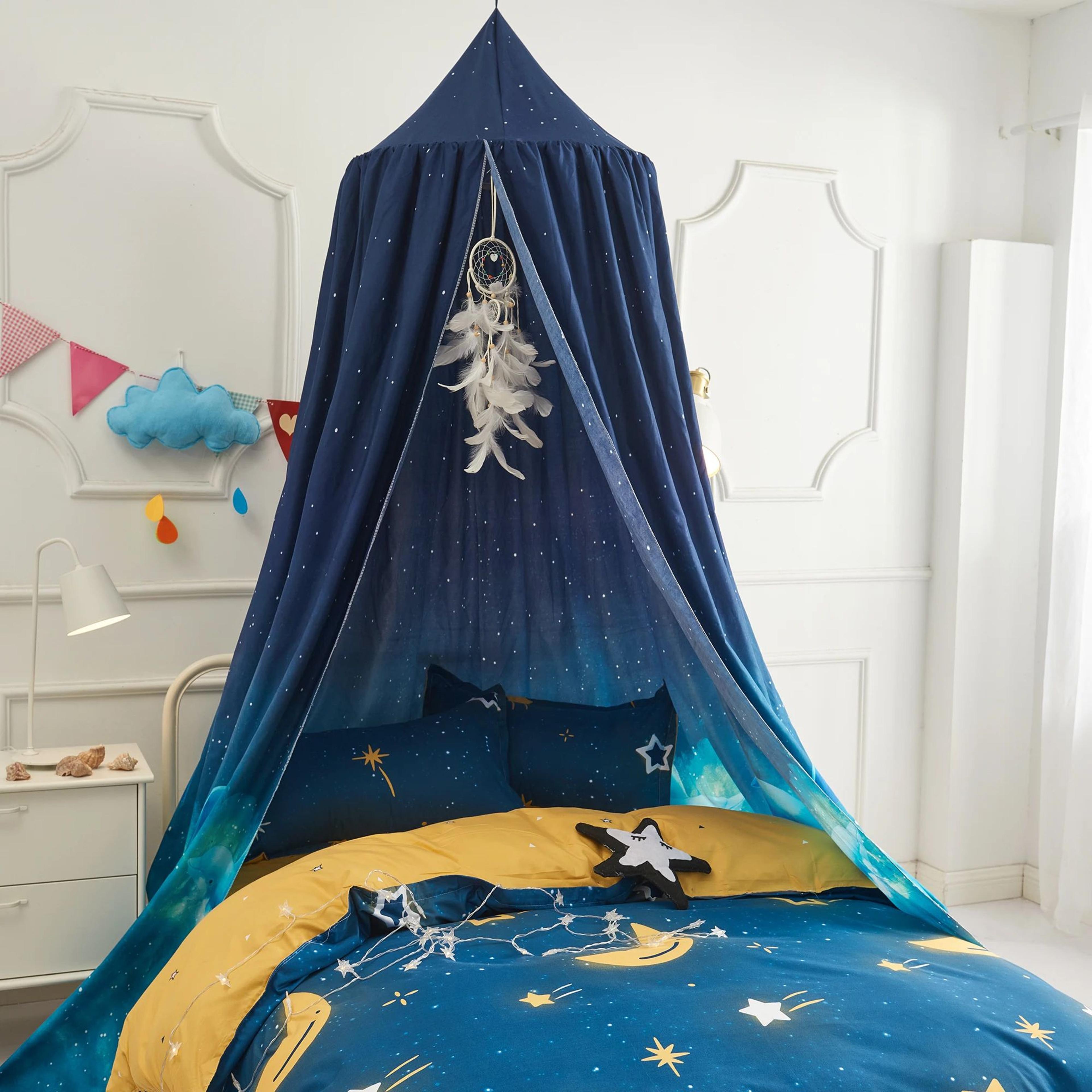 kids round dome bed canopy play tent