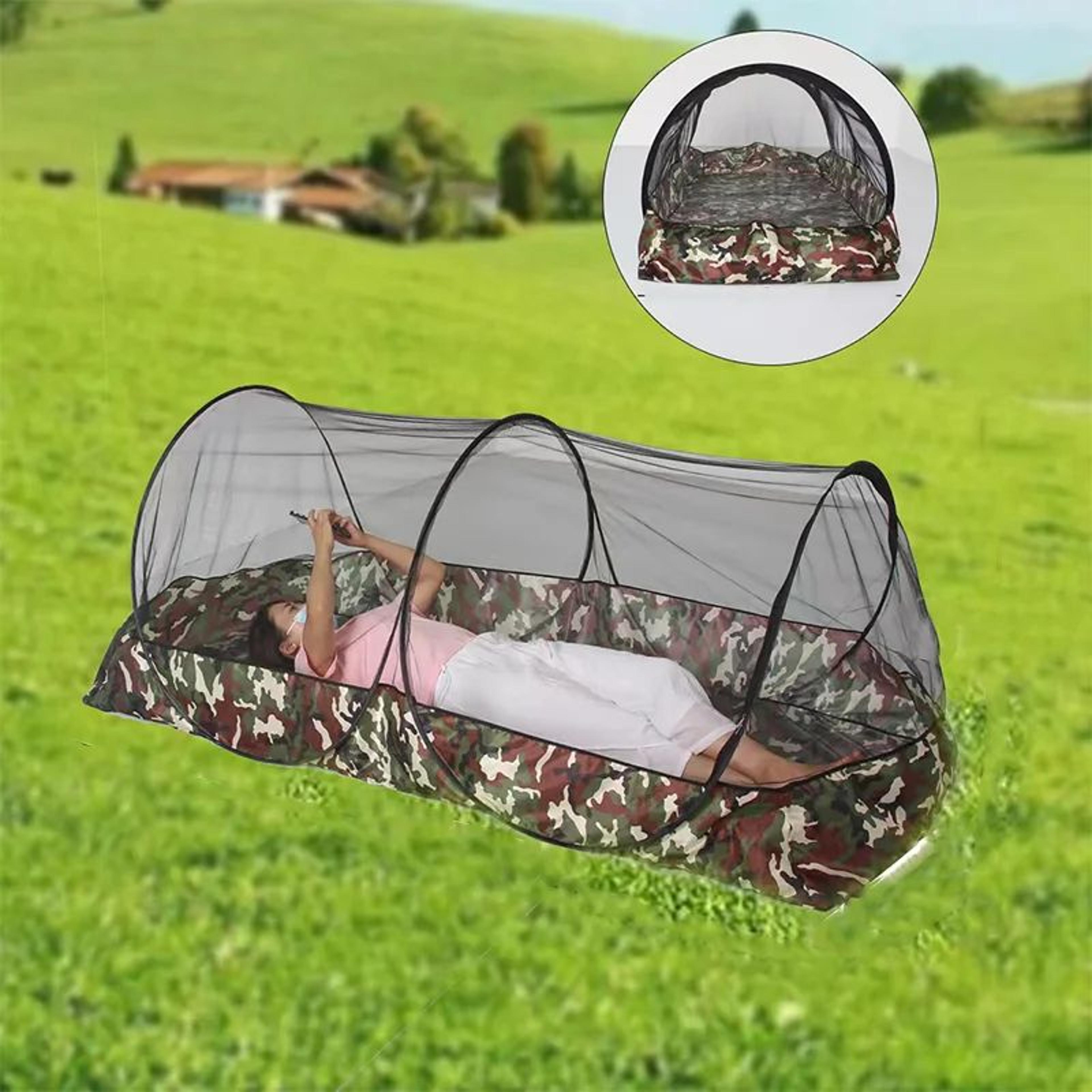 portable folding mosquito net tent with zipper