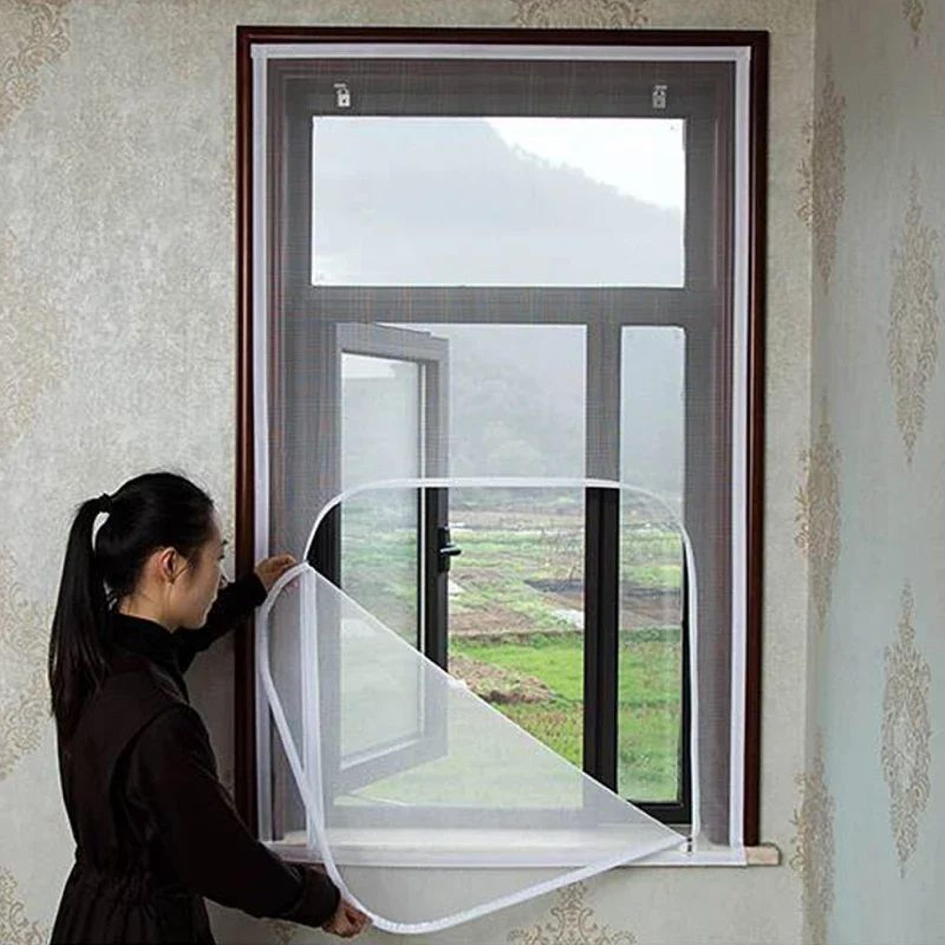 custom zipper mosquito window screen invisible mesh