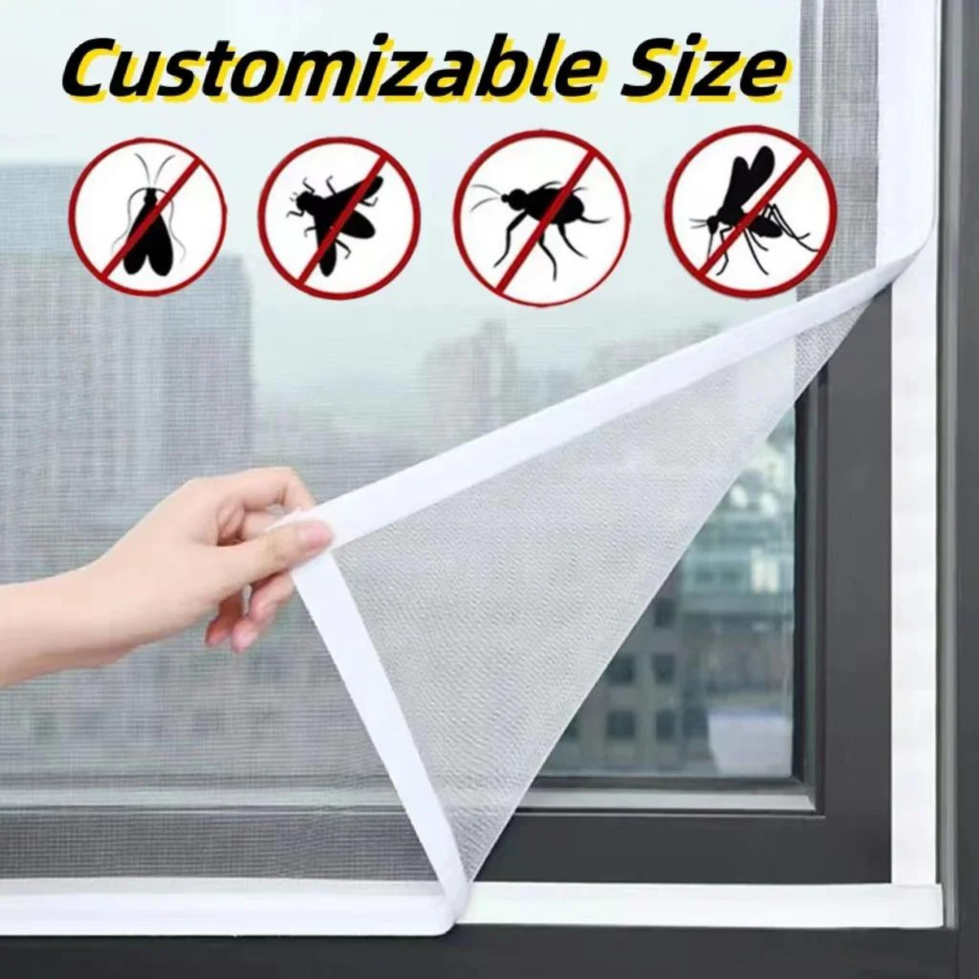 custom size self adhesive window screen mosquito mesh