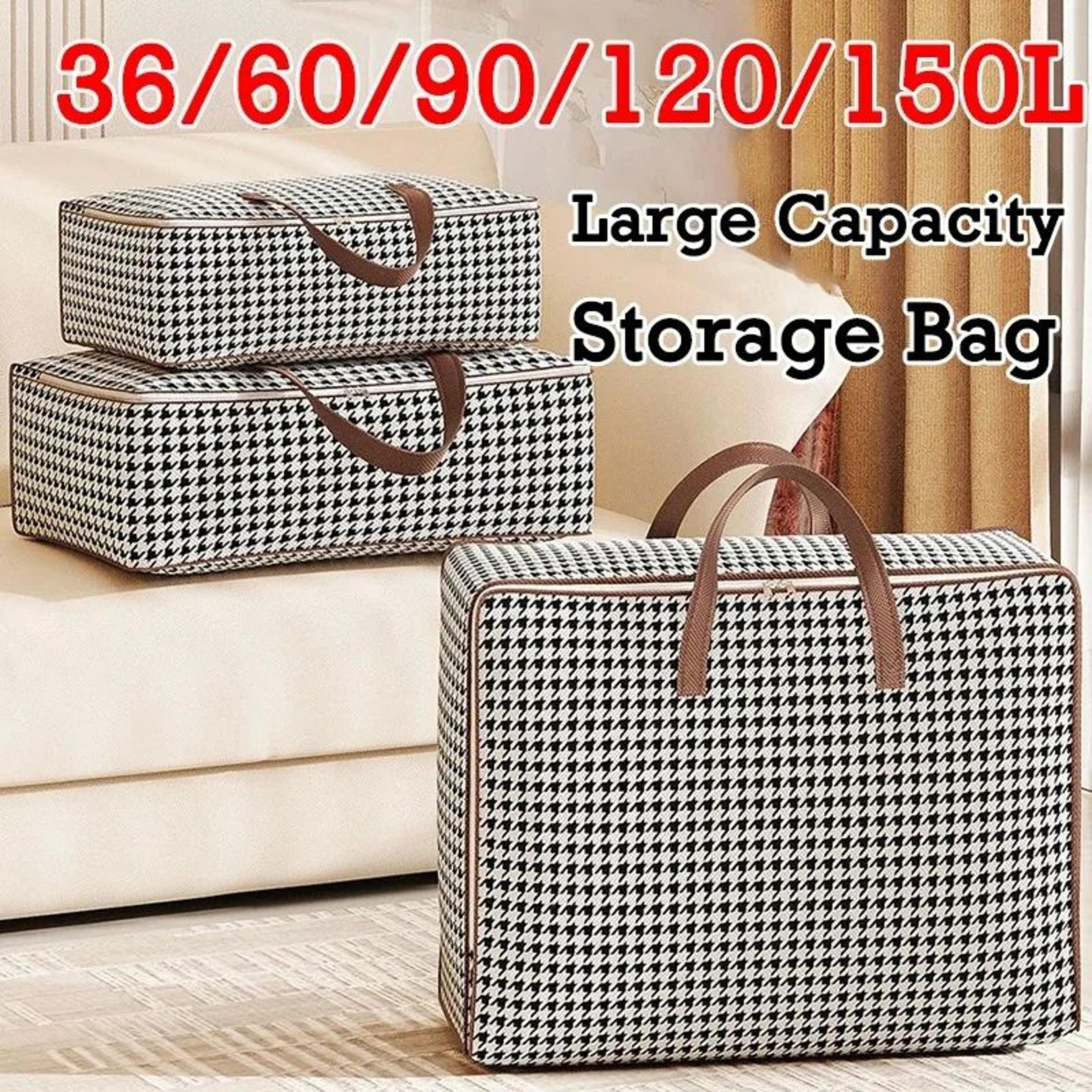 large foldable quilt storage moving bag