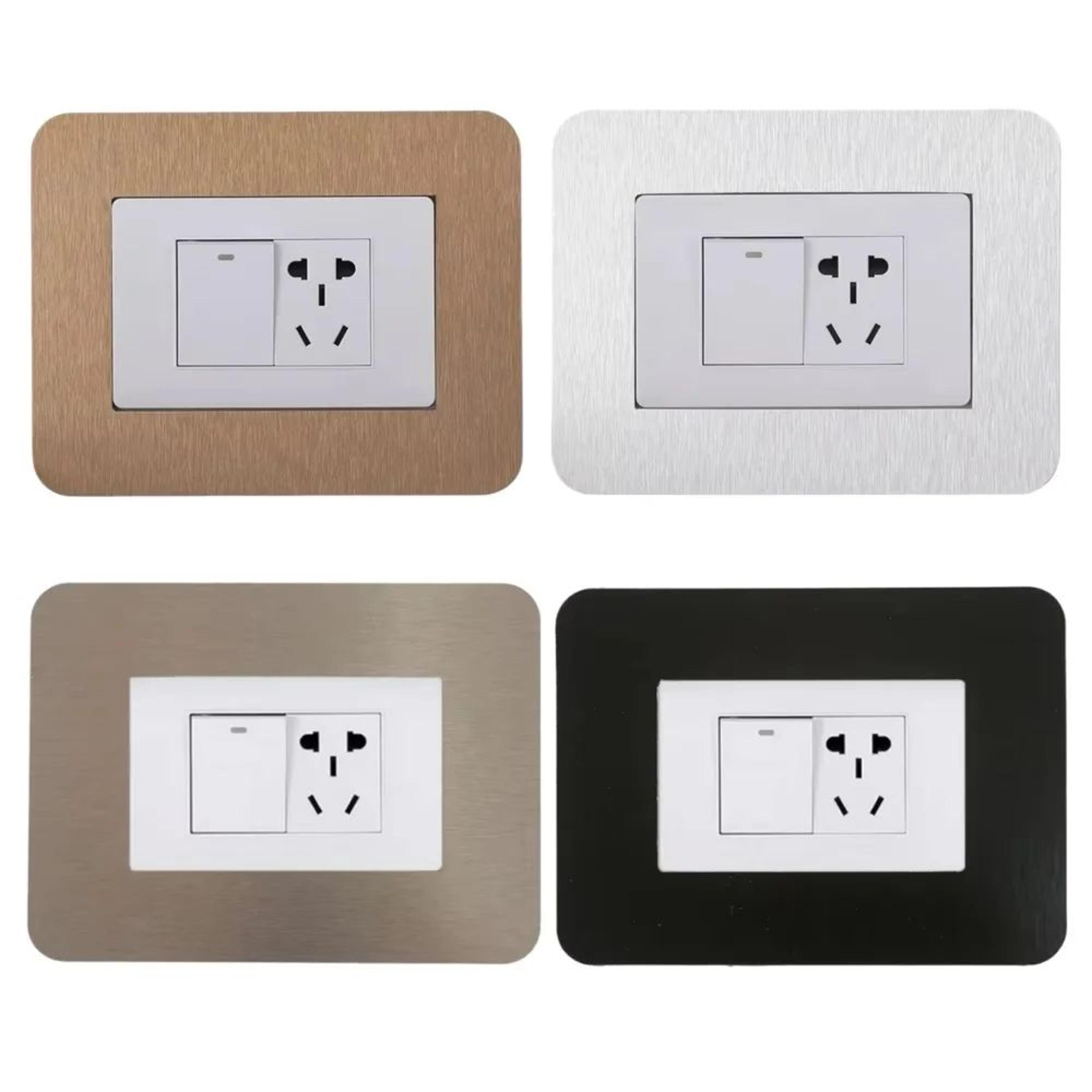 aluminum light switch wall protector