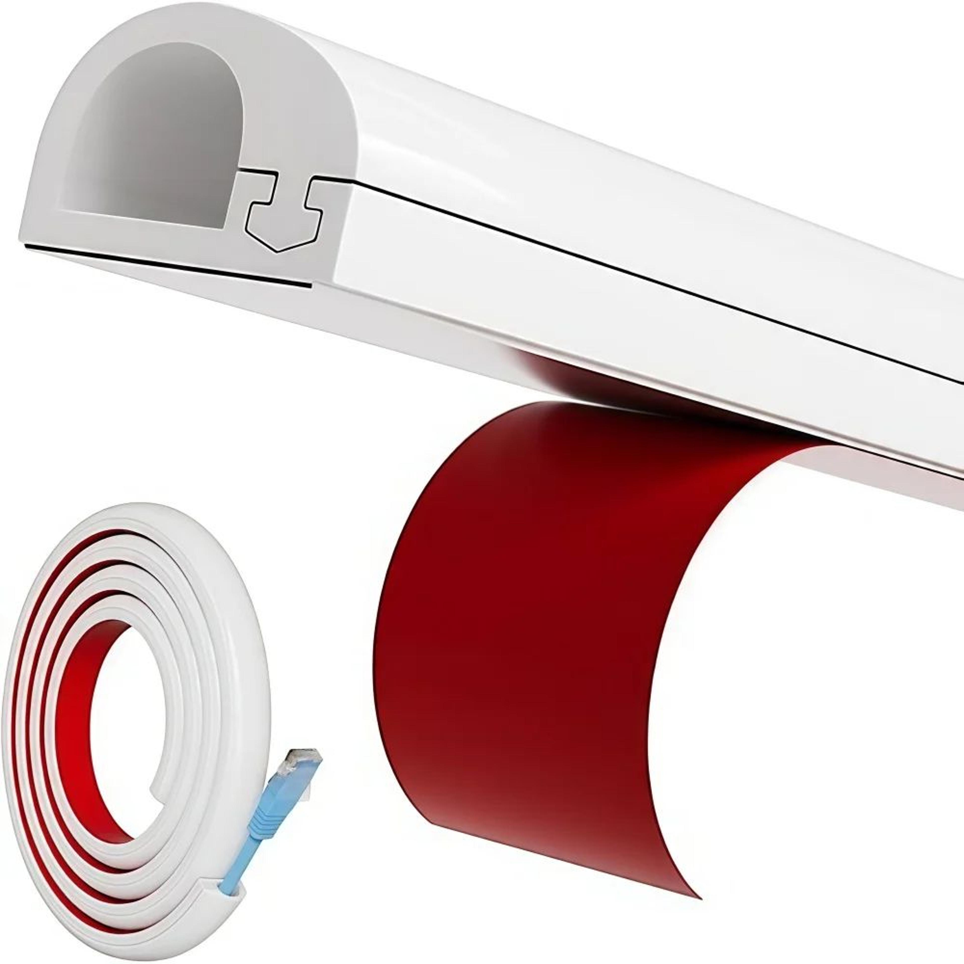 self adhesive wall cable concealer raceway