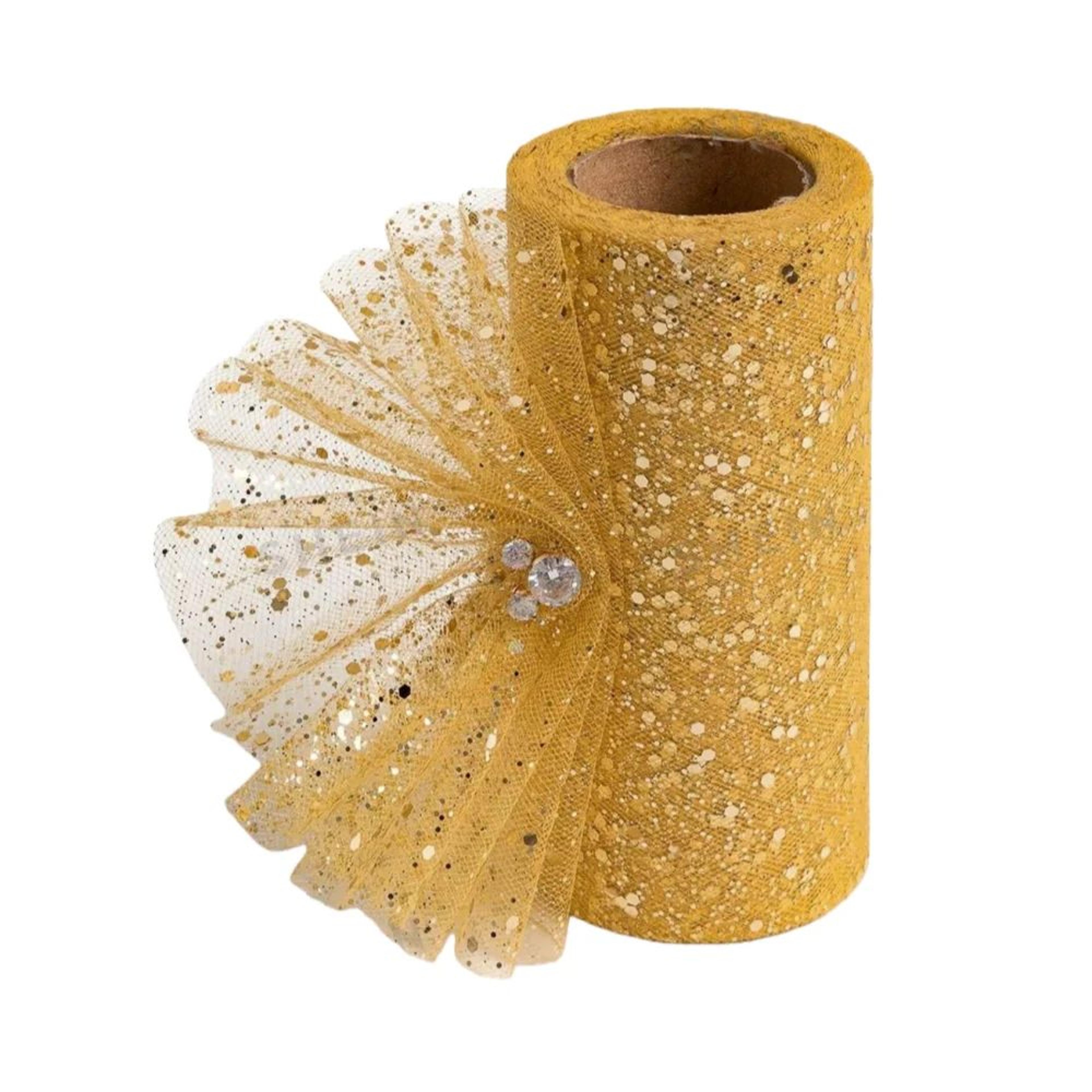 glitter sequin tulle roll wedding and party craft fabric