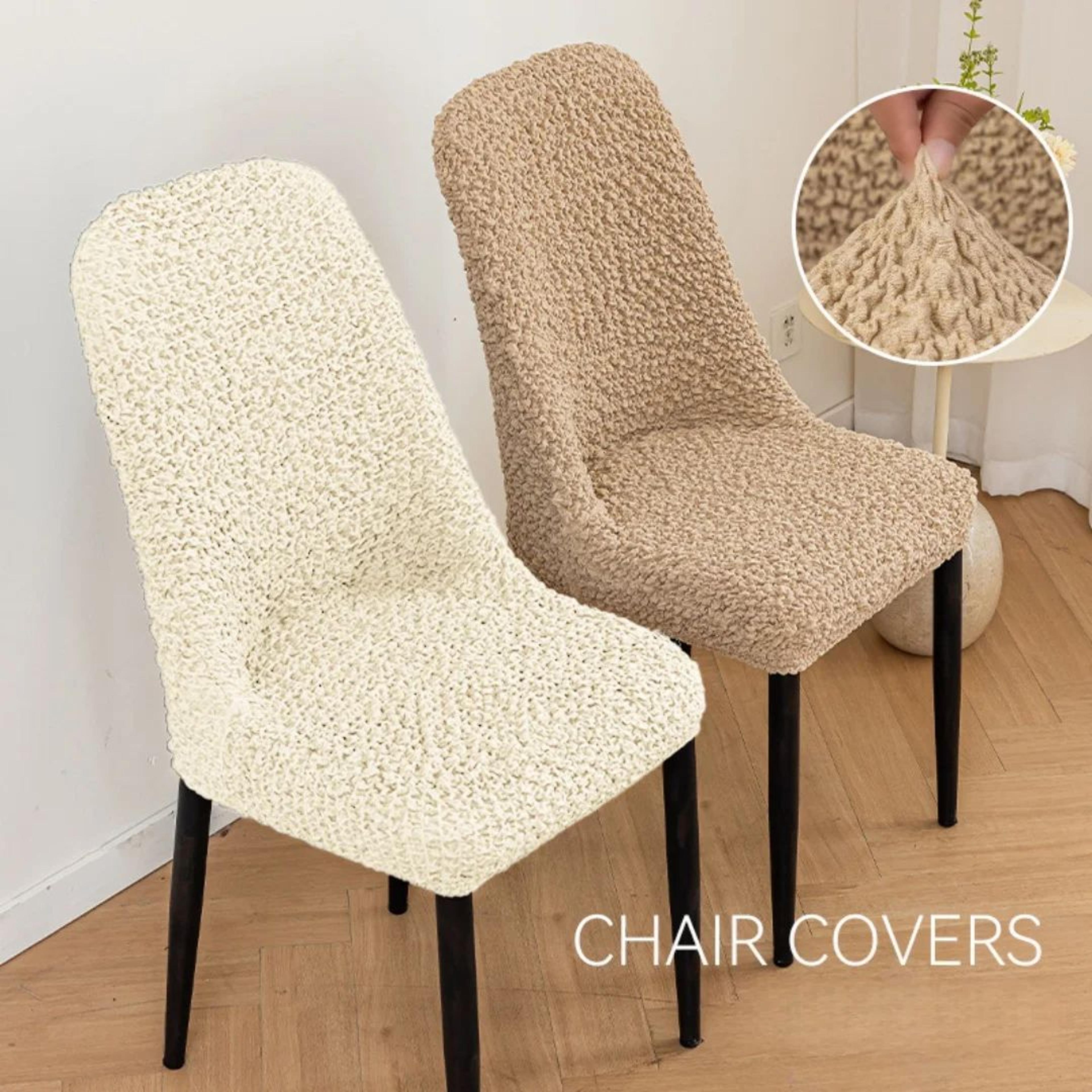 elastic curved chair cover stretch backrest protector
