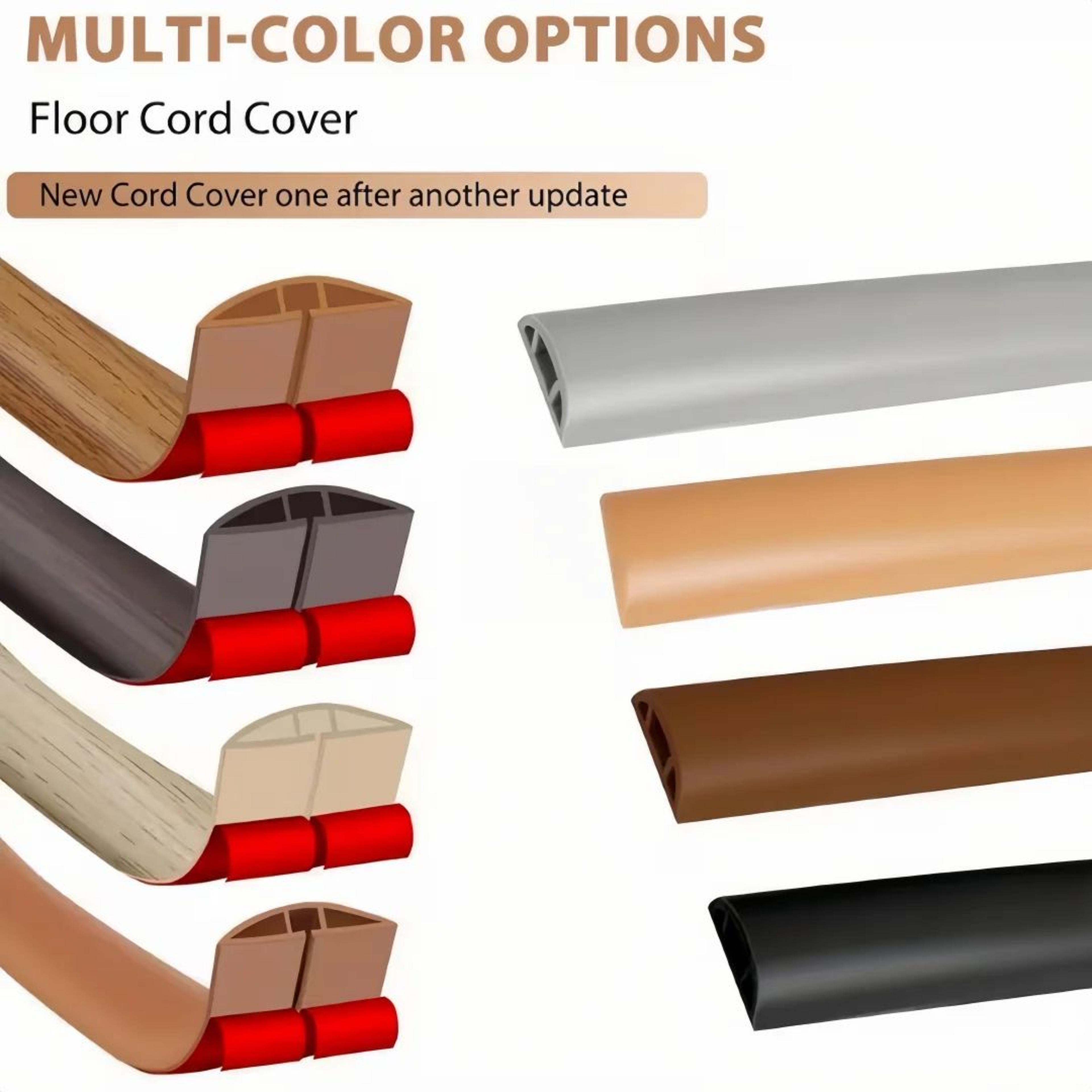 floor cord cover cable organizer and wire protector