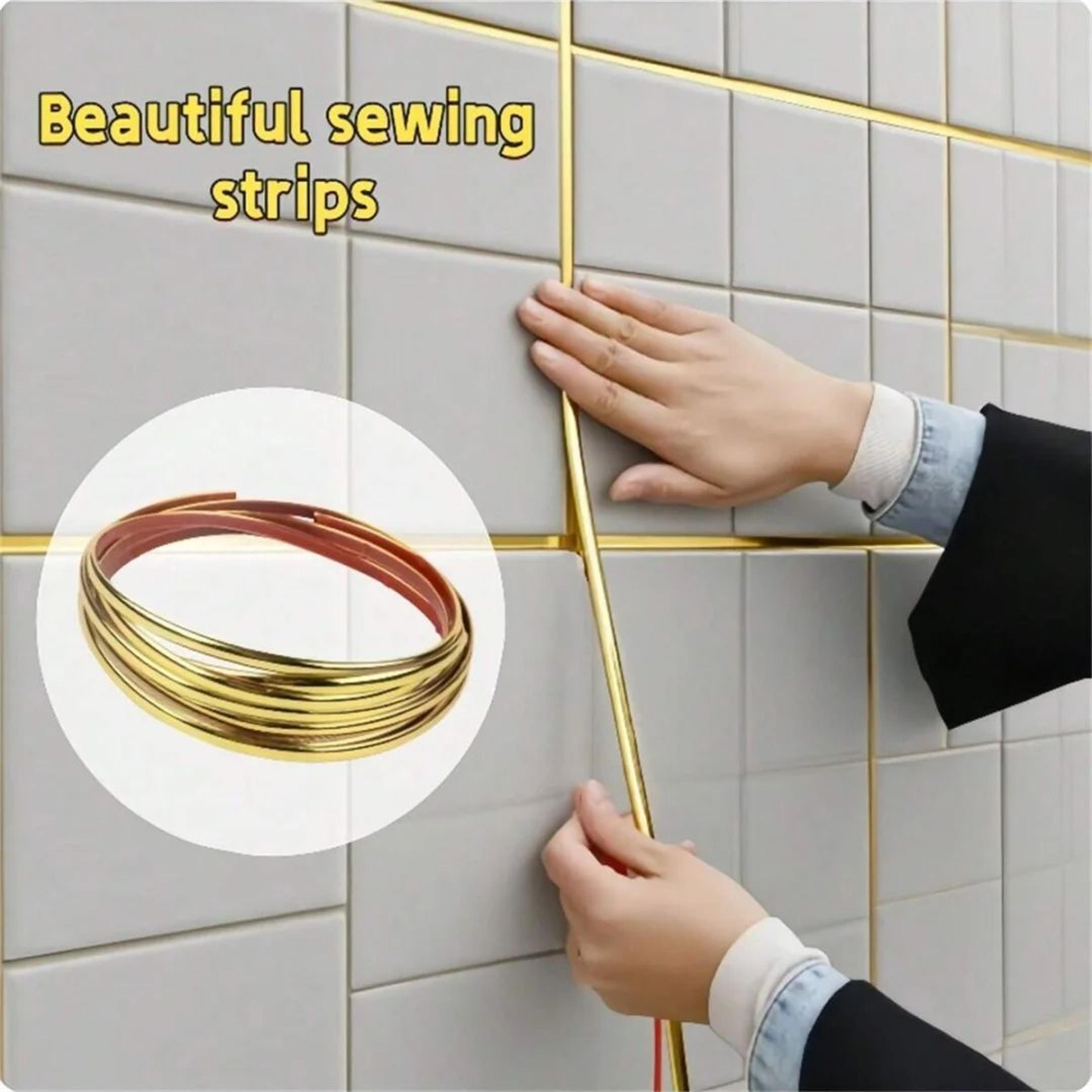 golden pvc decorative edge trim tape