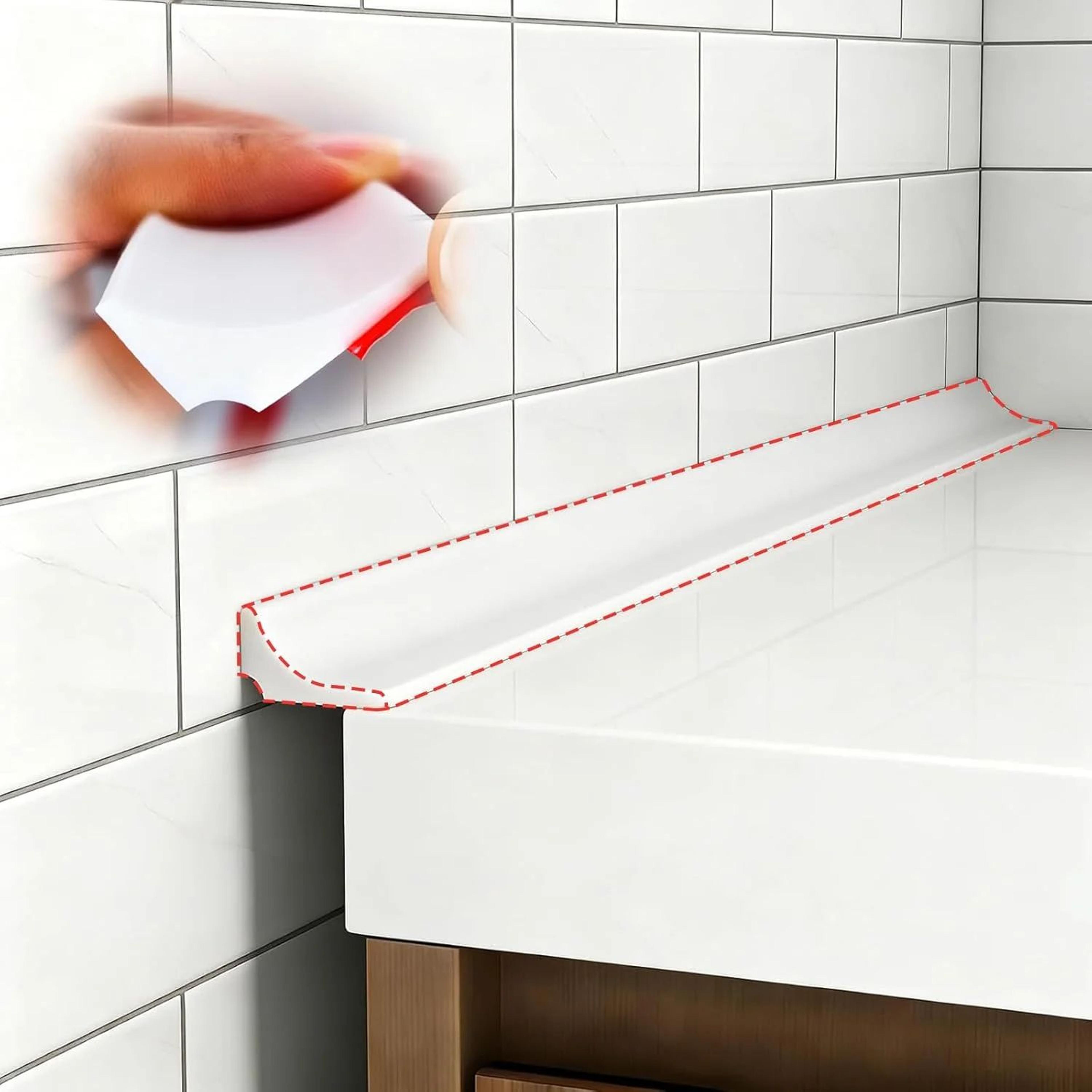 flexible shower water barrier sealing strip