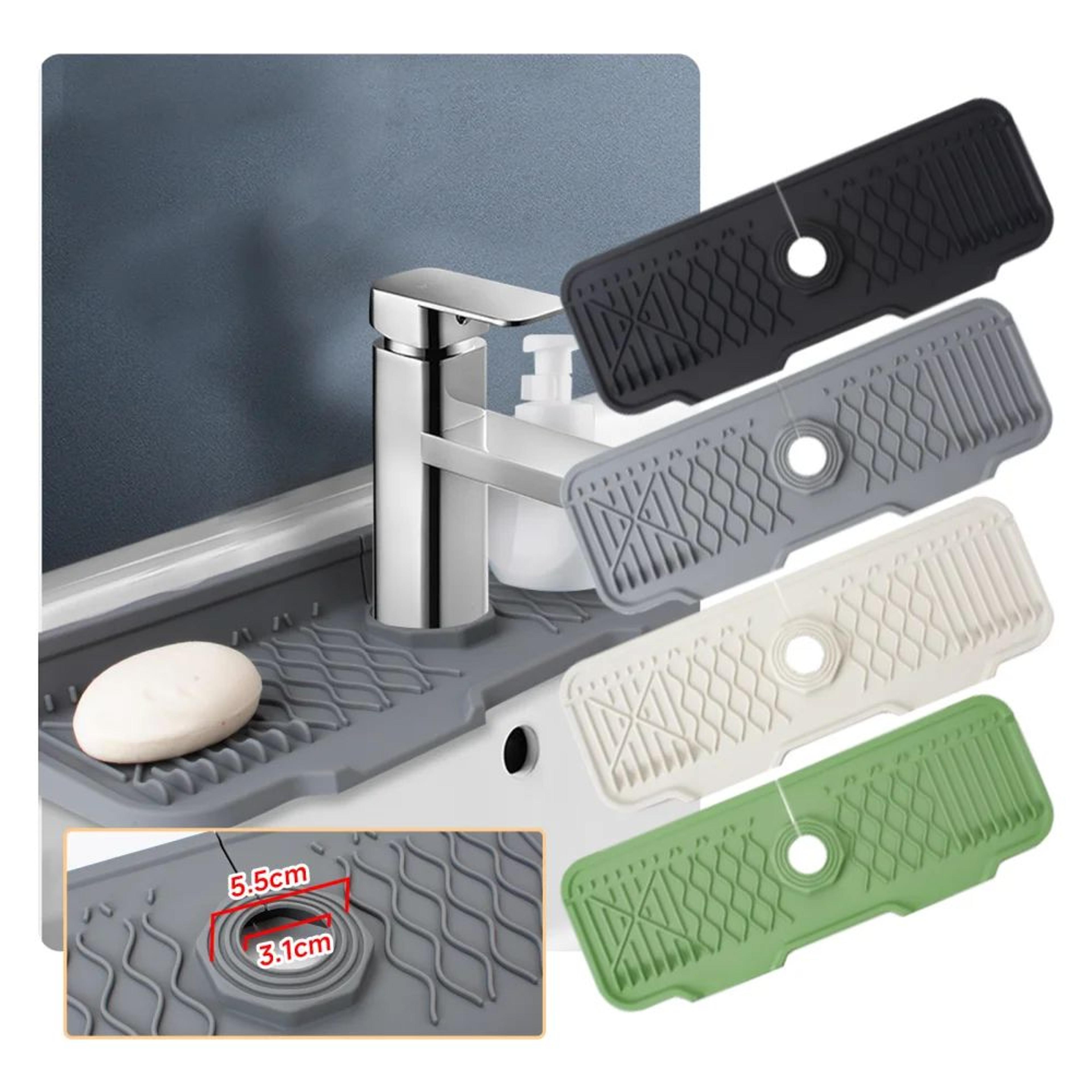 silicone kitchen sink splash guard and drip tray