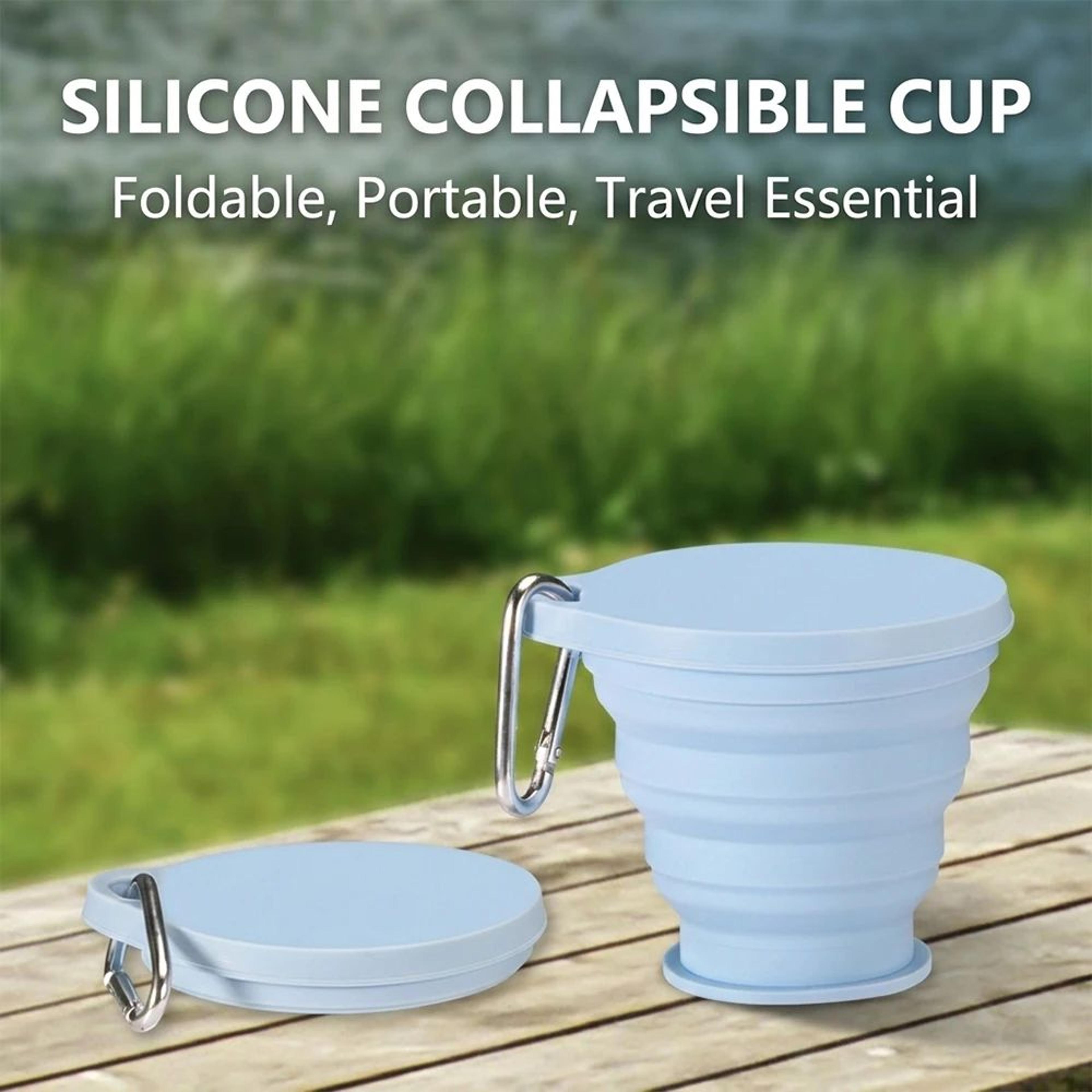 350ml collapsible silicone travel cup