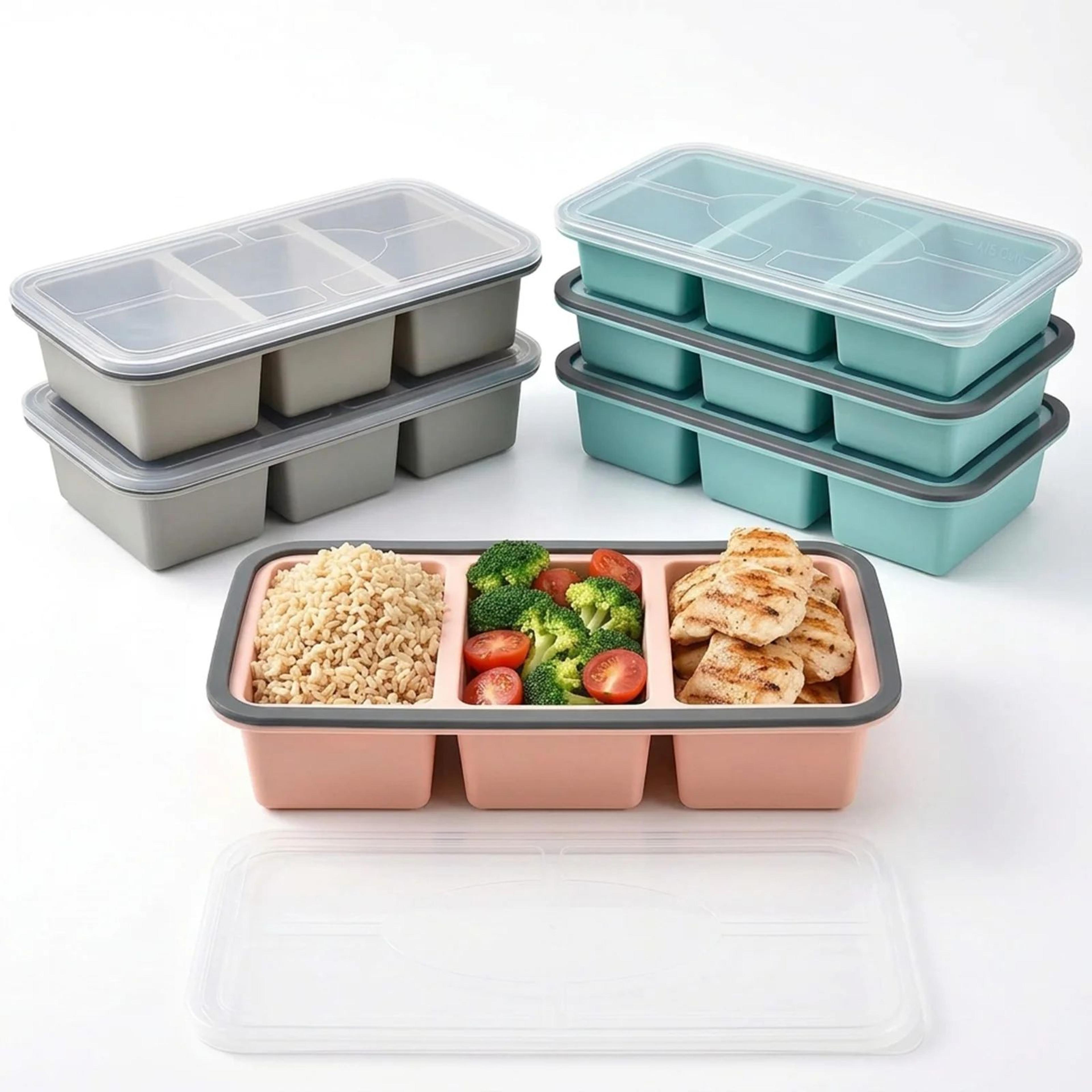 silicone soup freezer tray with lid