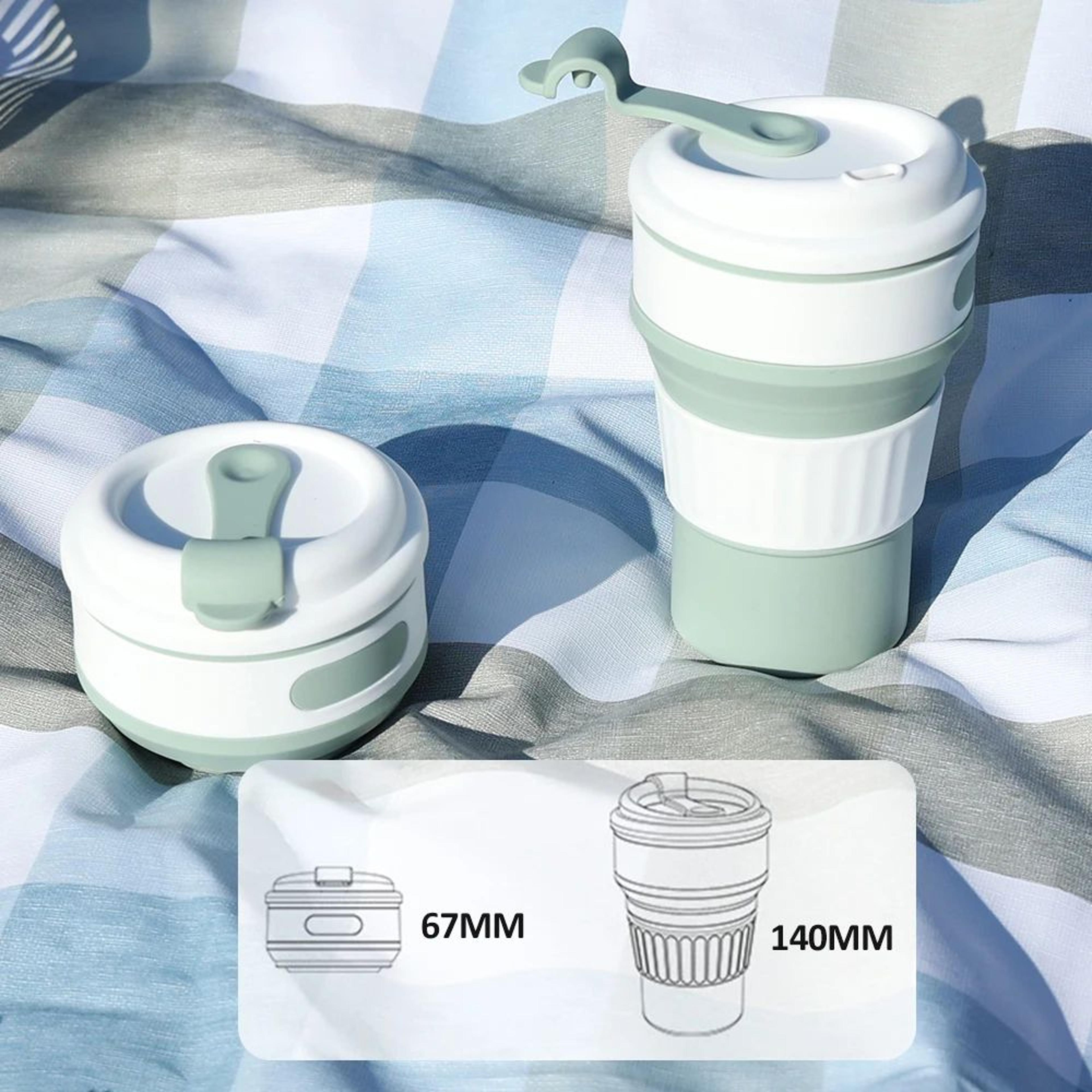 350ml silicone folding travel cup