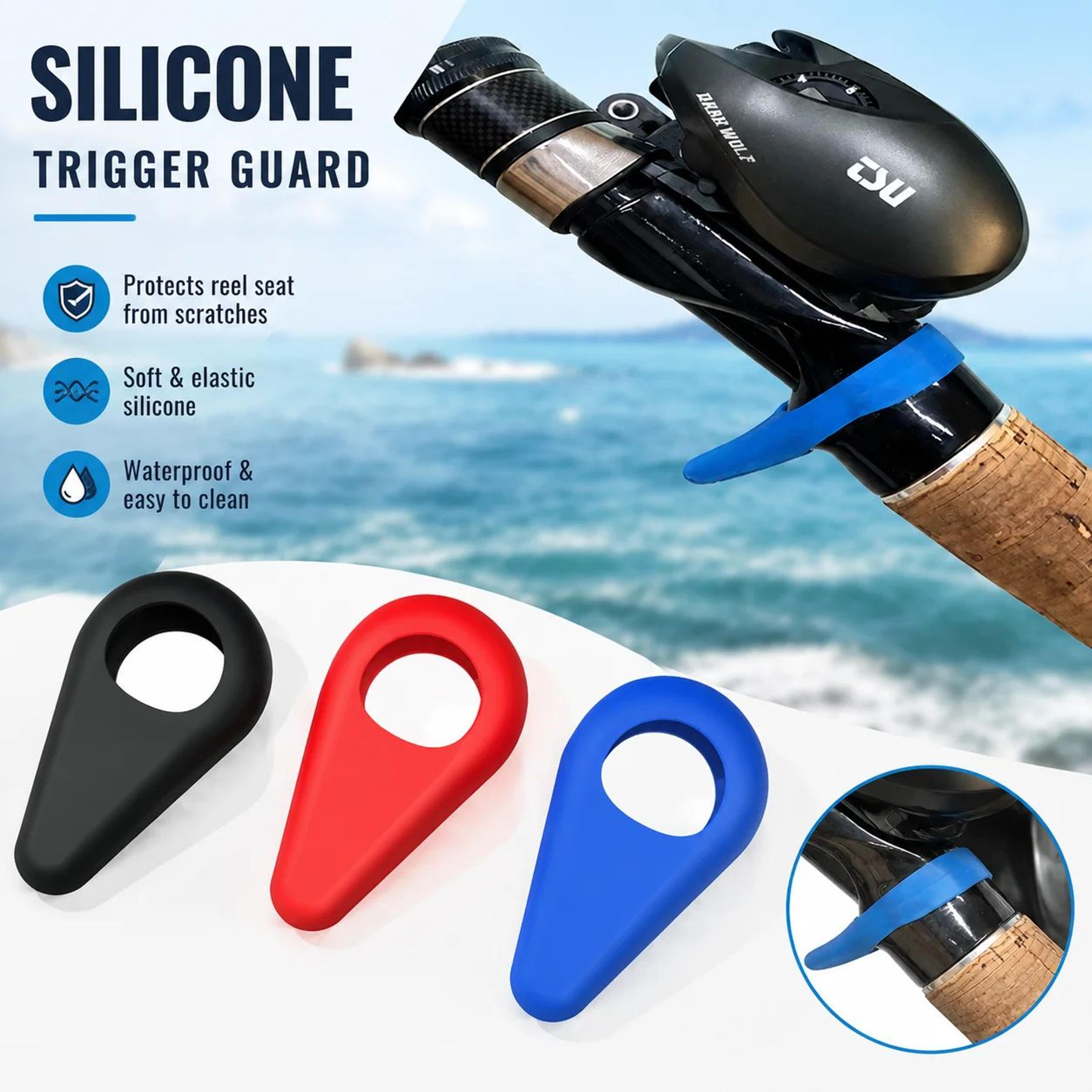 silicone baitcasting rod trigger guard