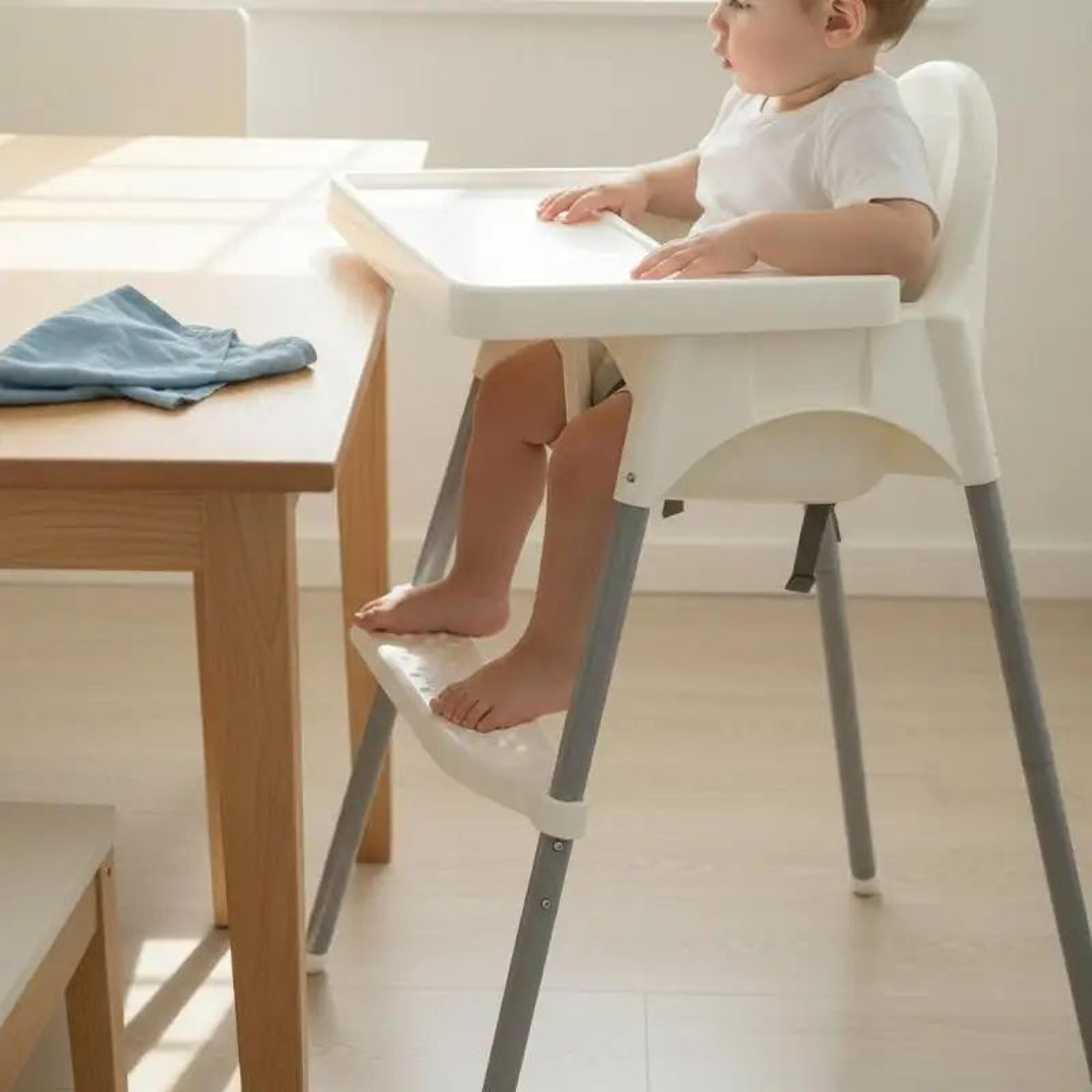 adjustable baby high chair footrest