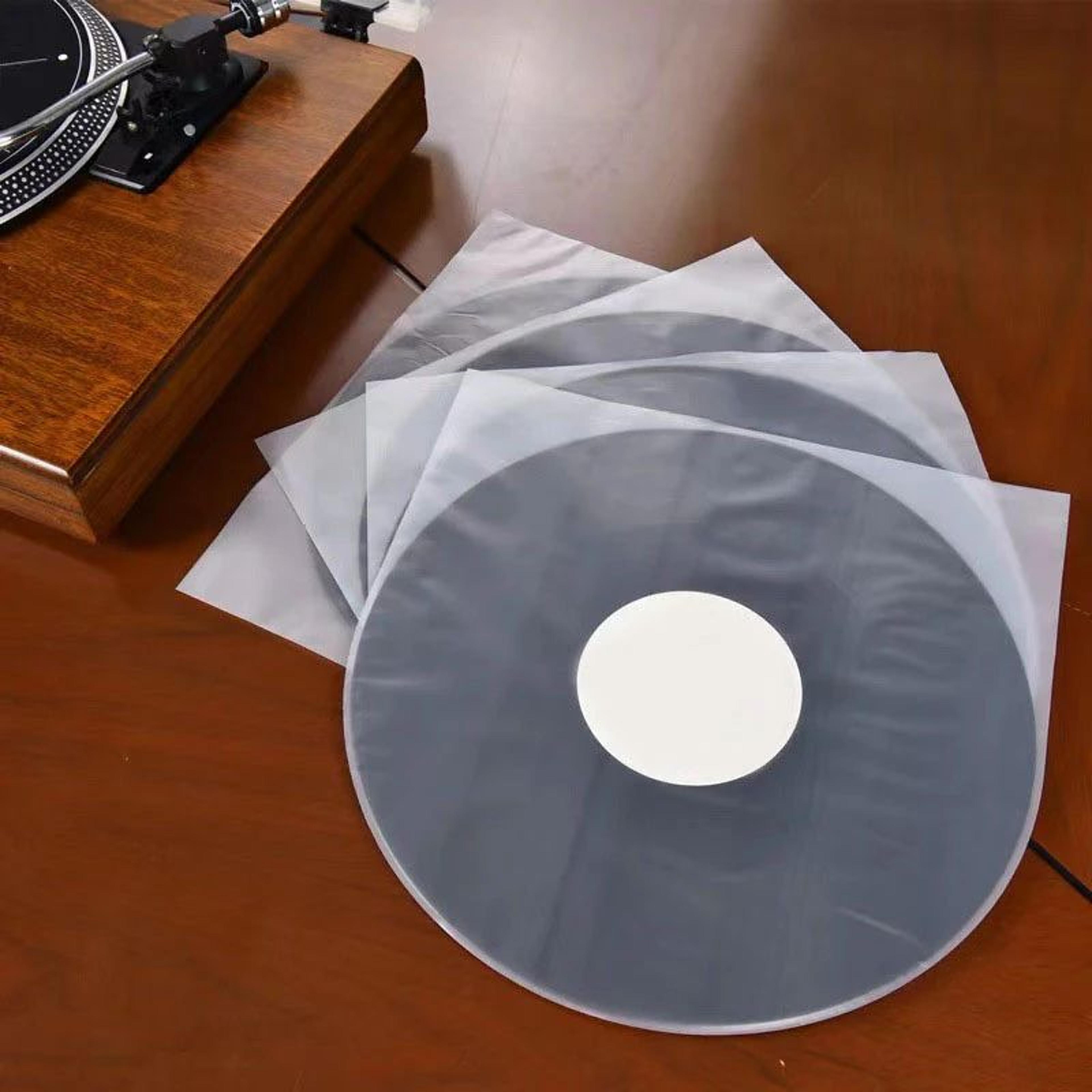 50 piece clear vinyl record sleeves