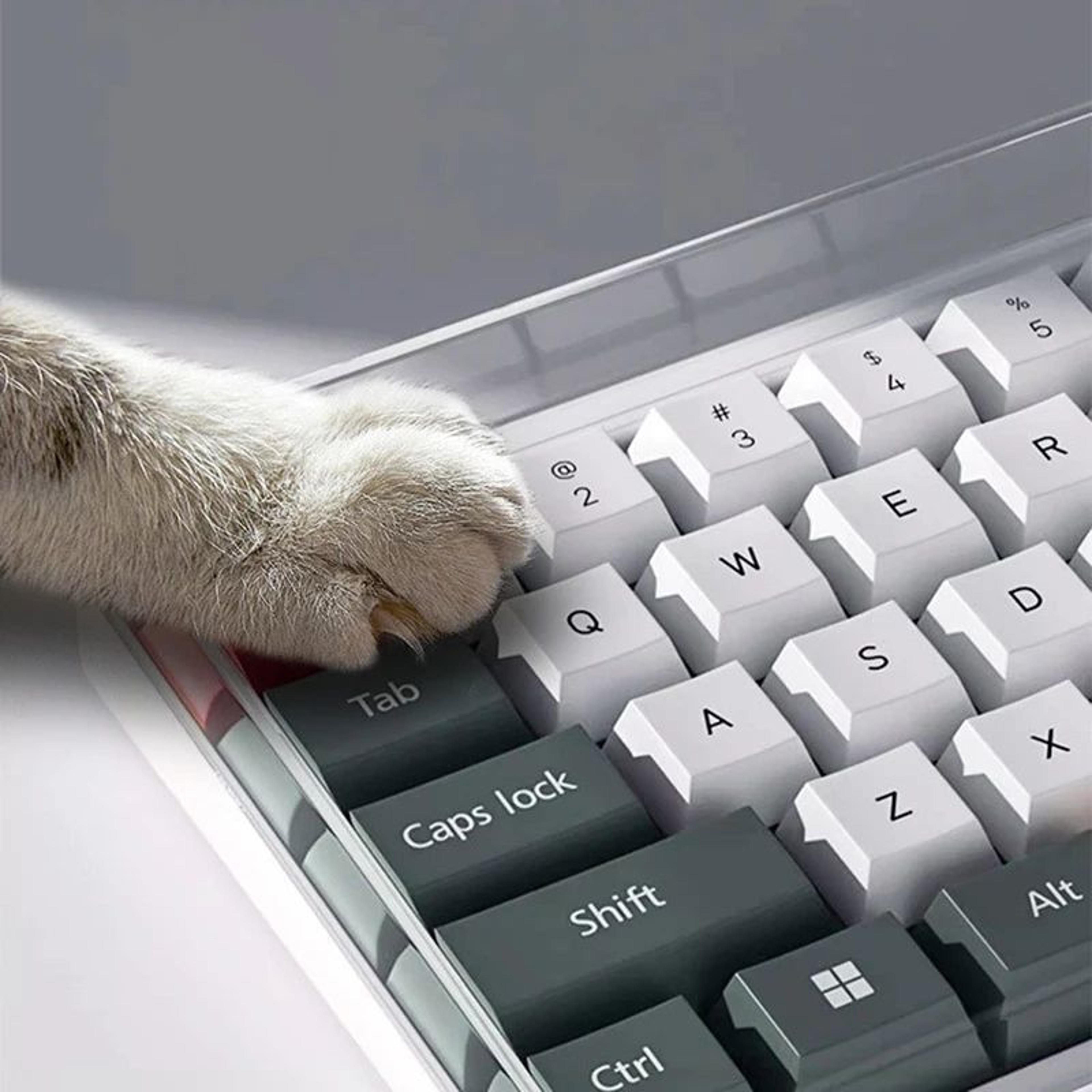 clear acrylic mechanical keyboard dust cover