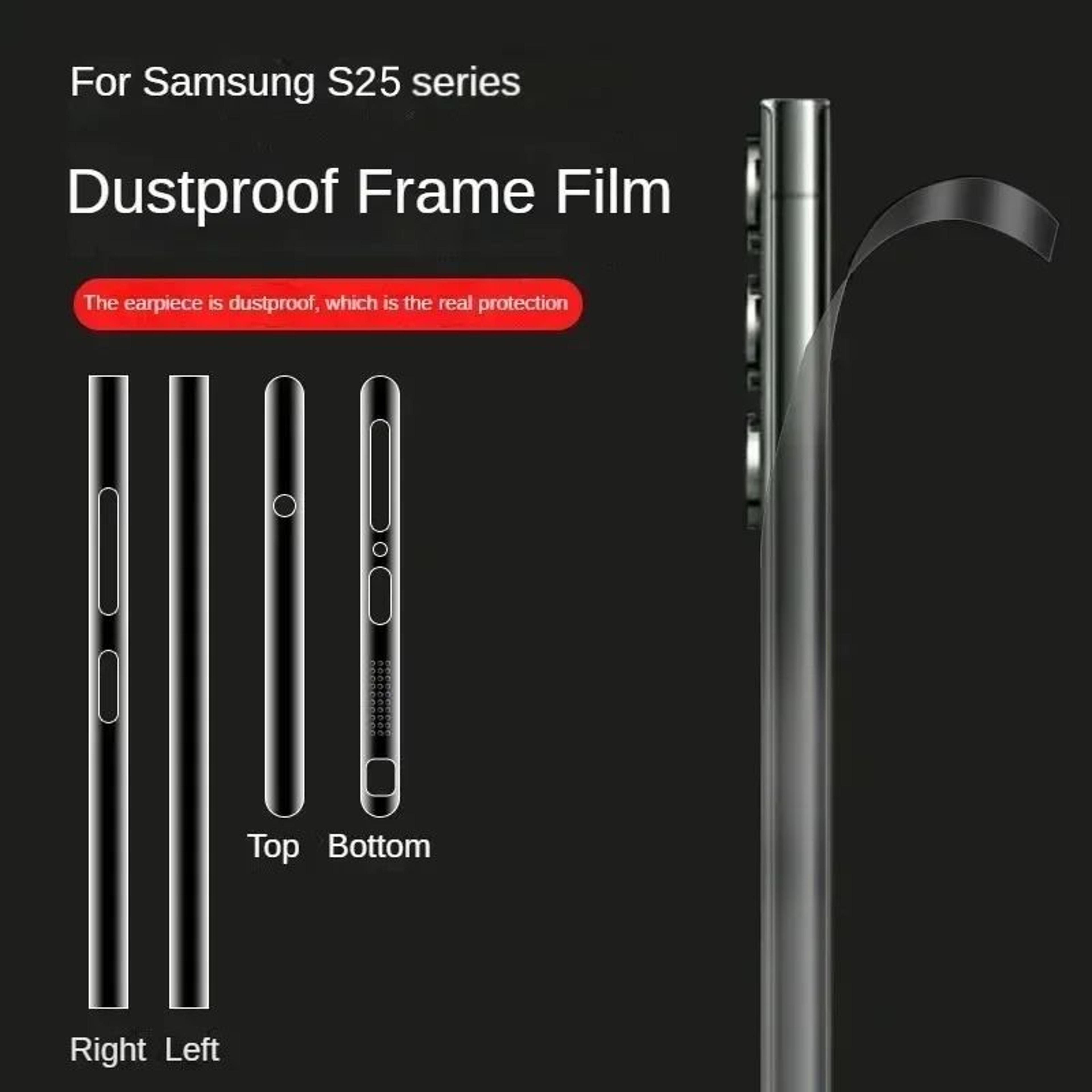 samsung galaxy s25 hydrogel frame protector