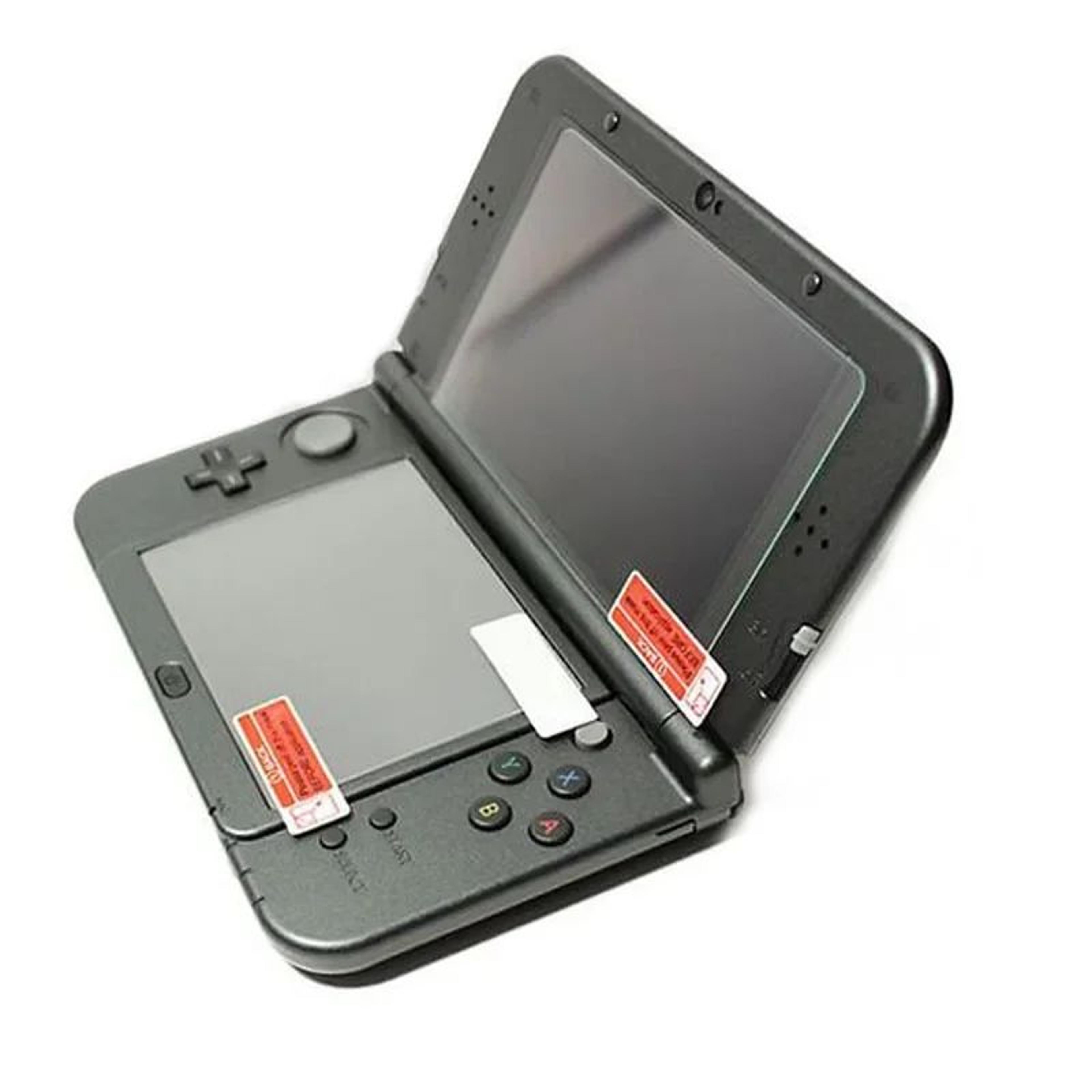 new 3ds xl tempered glass screen protector set