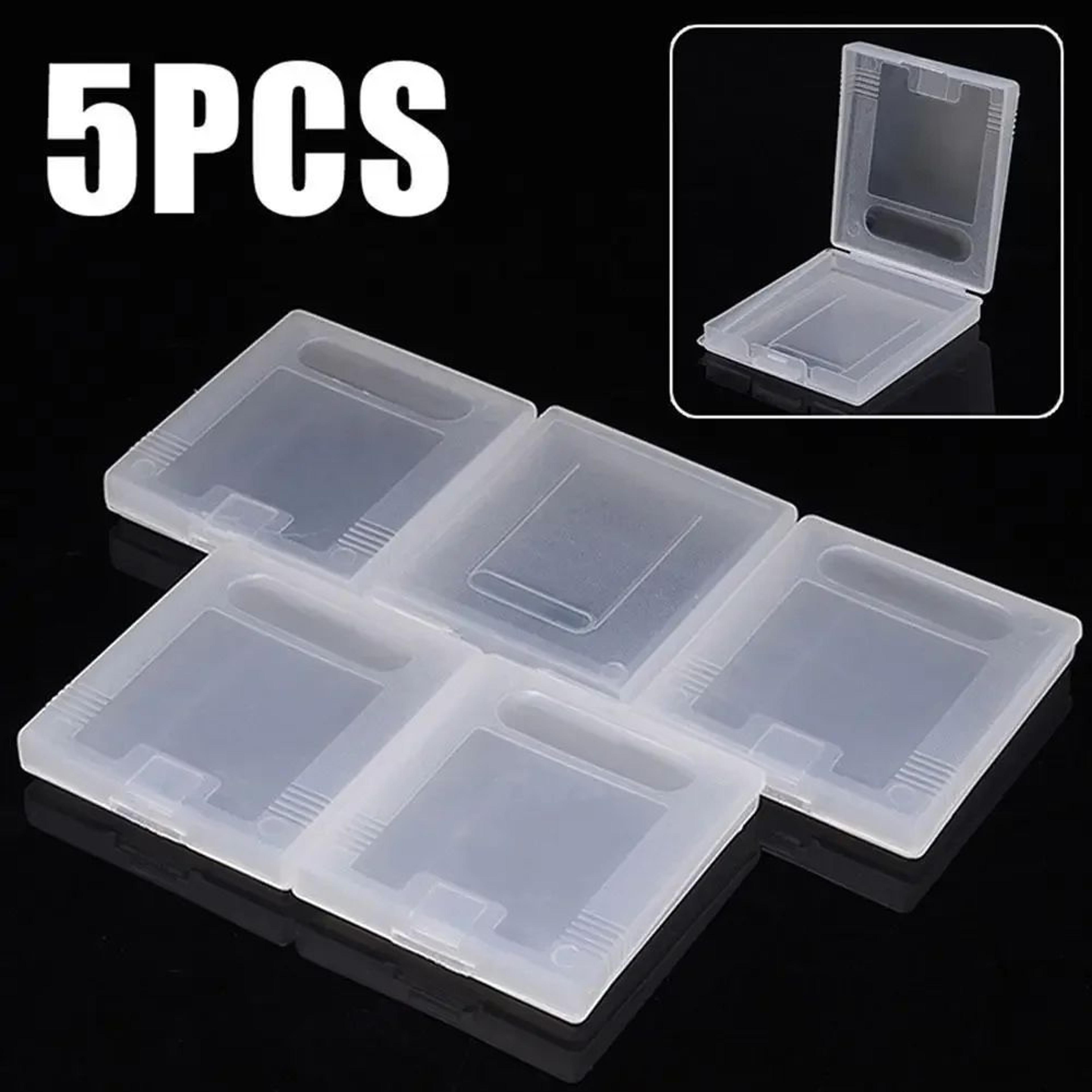 game boy color clear cartridge protective case