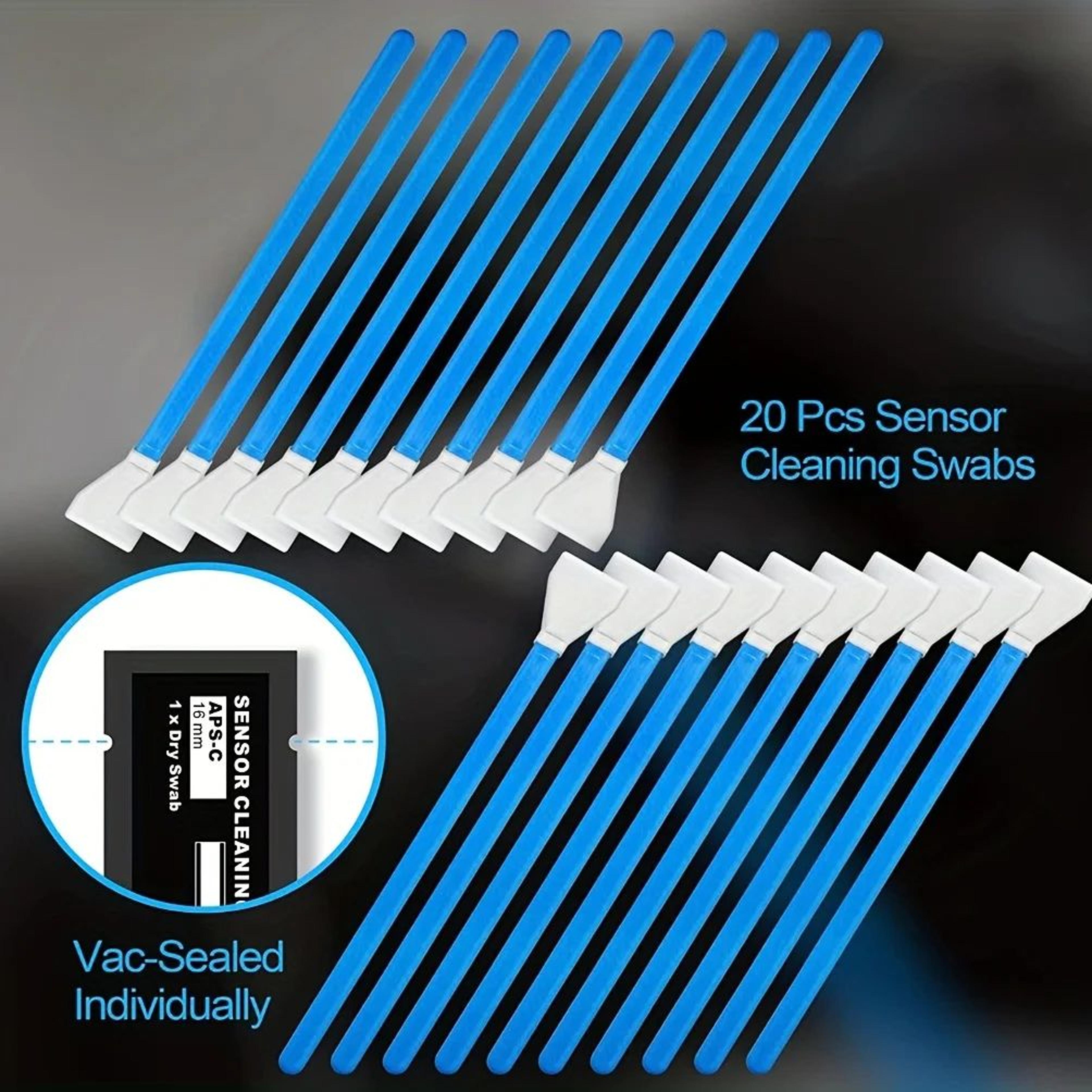 20 piece camera sensor cleaning swabs
