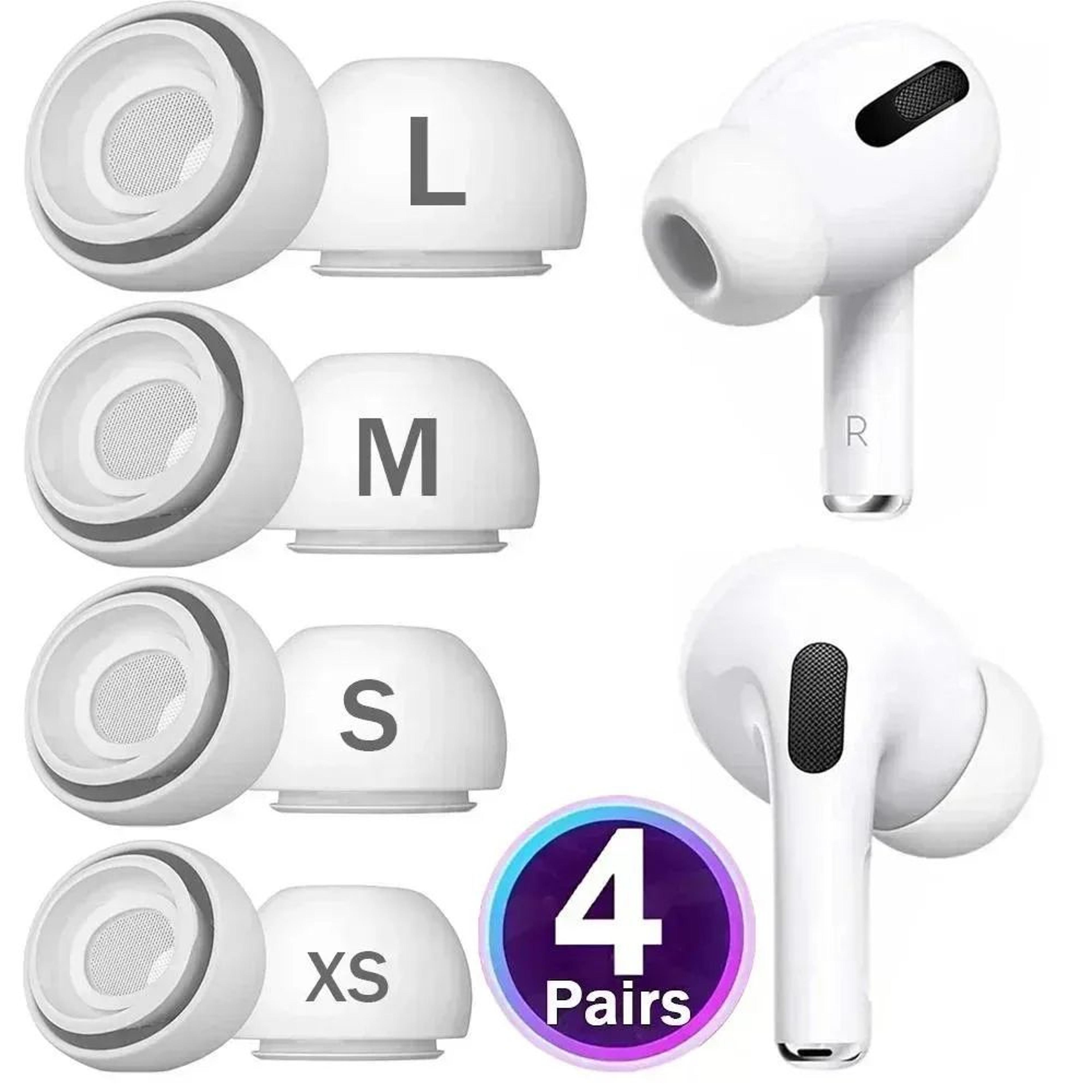 soft silicone replacement ear tips for airpods pro 1 and 2