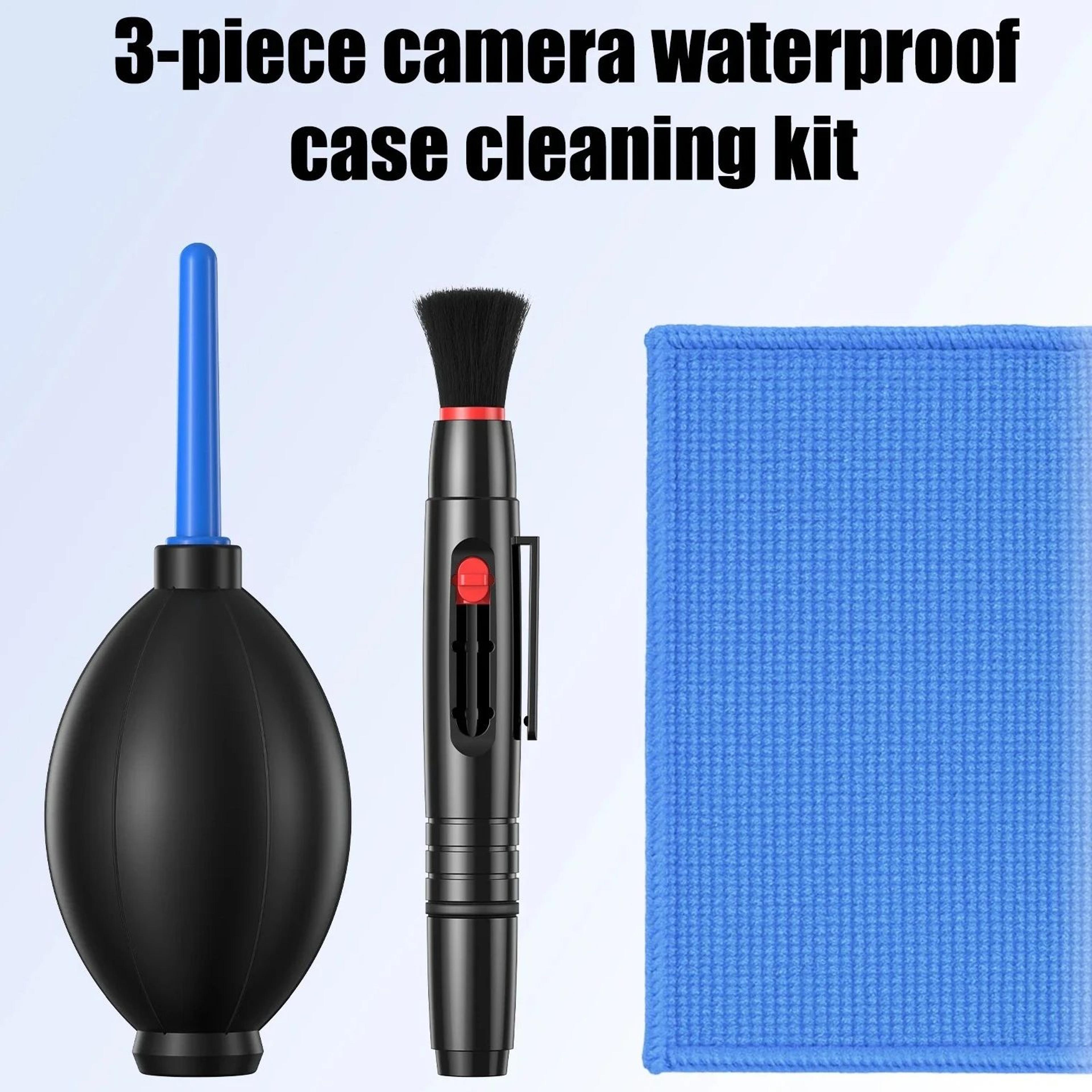 3 piece camera lens cleaning kit