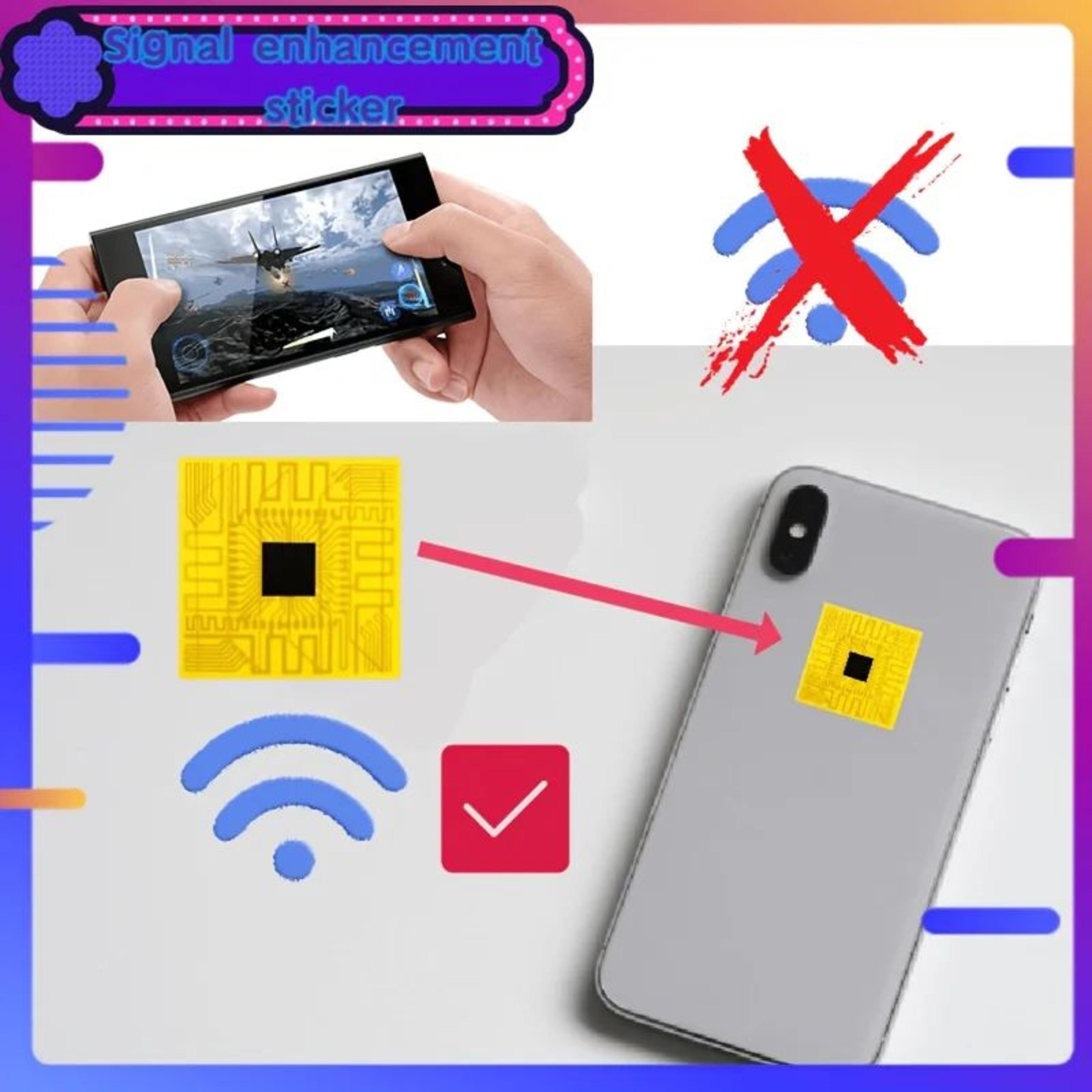 universal mobile phone antenna sticker set