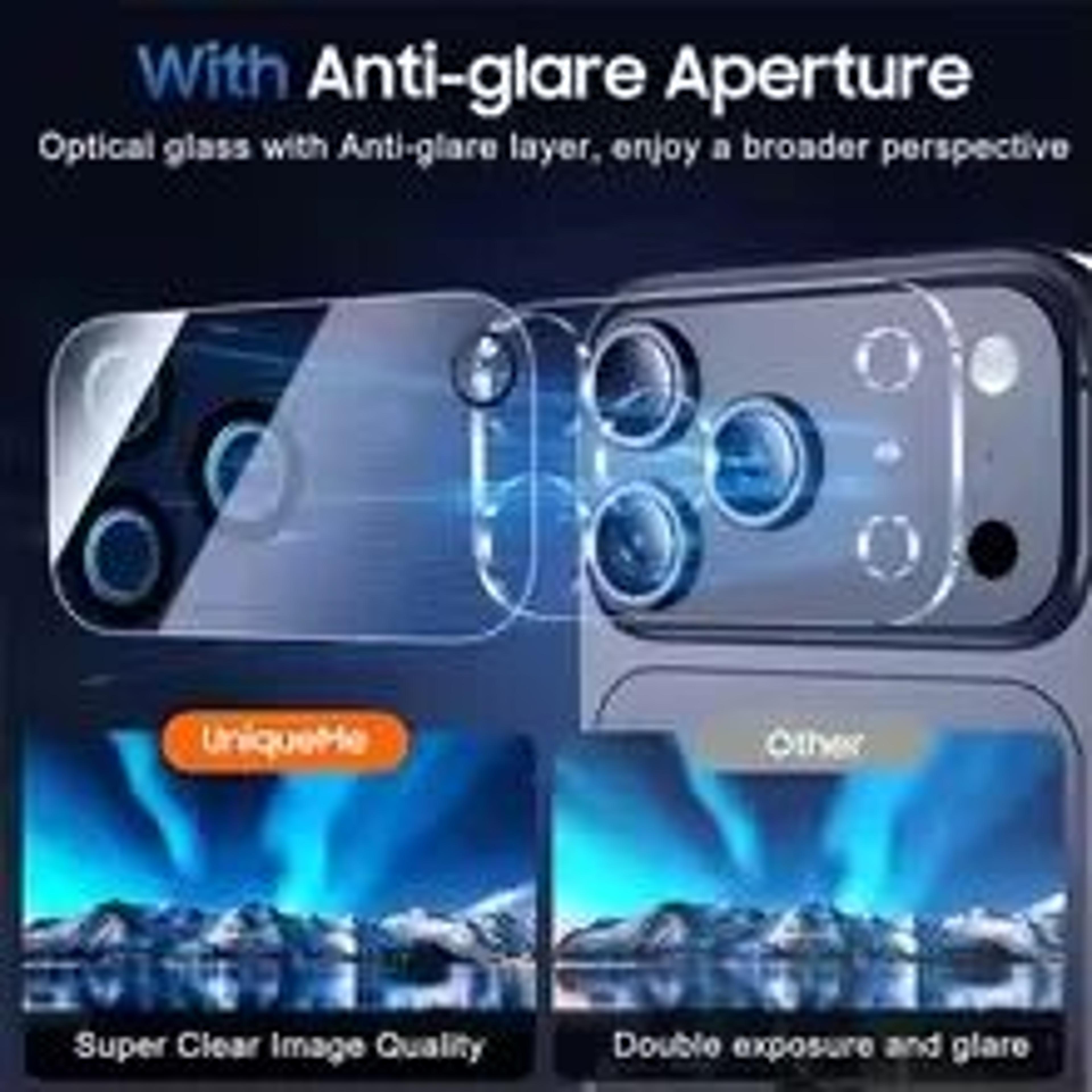 iphone 17 camera lens protector 3 pack tempered glass