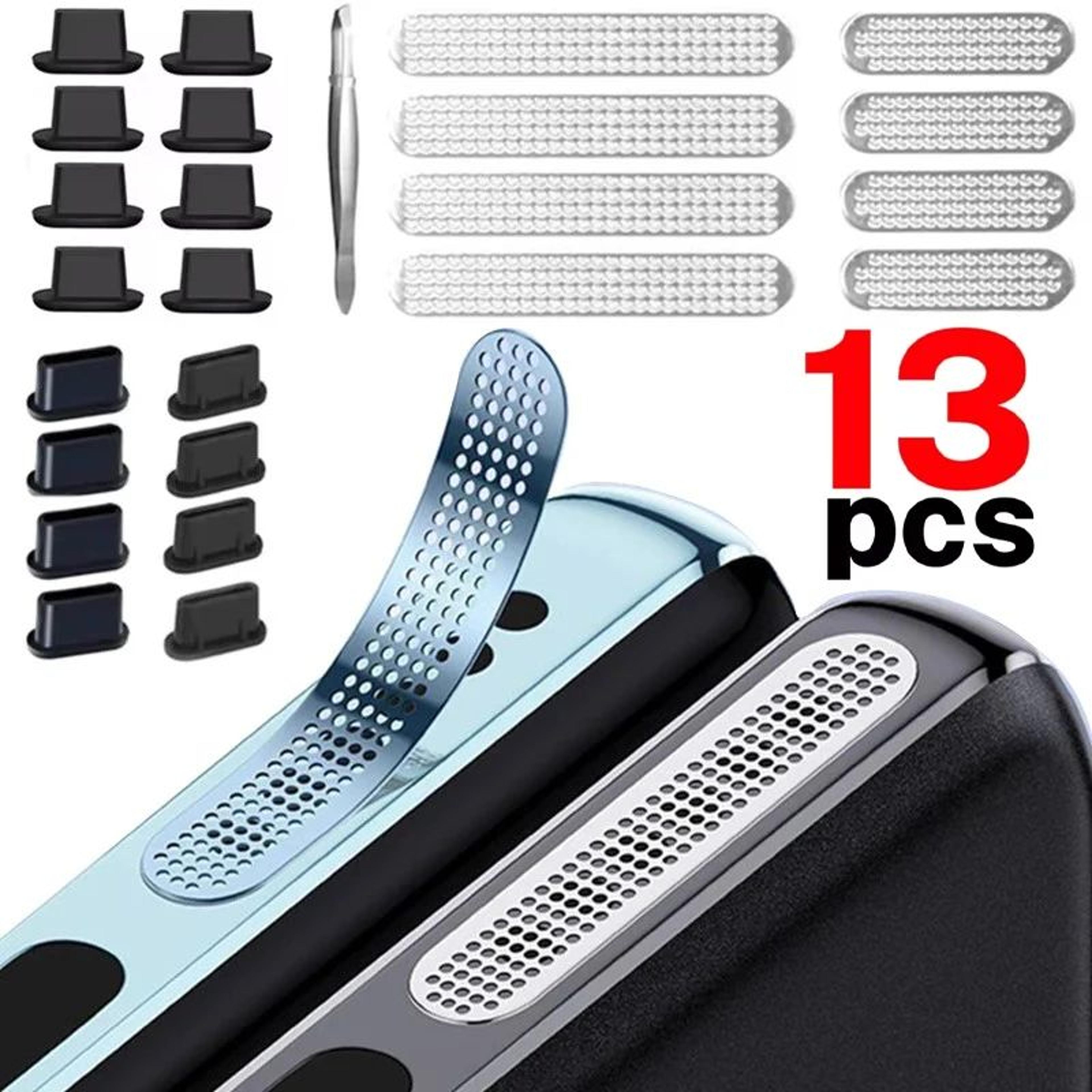 13 piece phone dust plug and speaker mesh protector kit