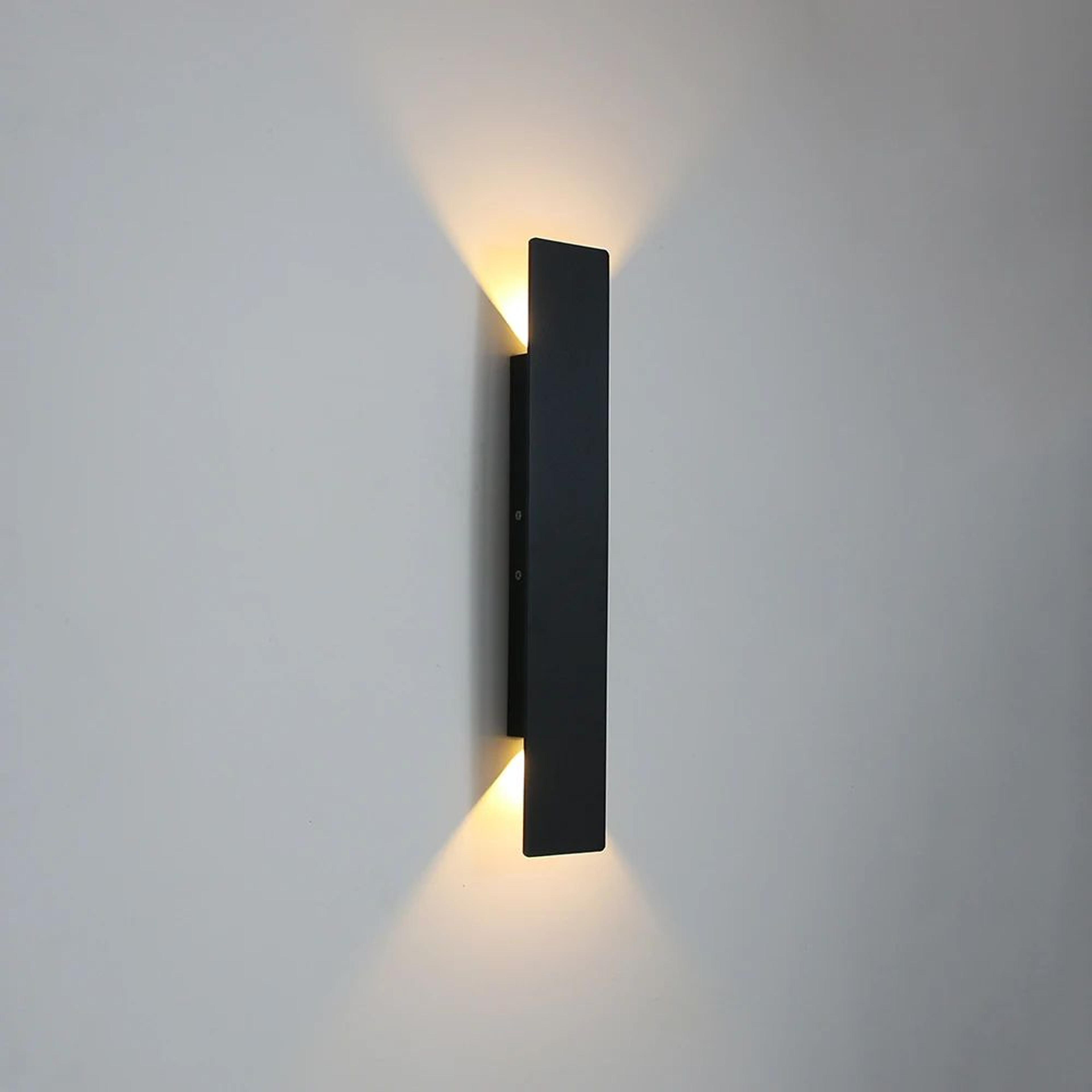 modern aluminum led strip wall light