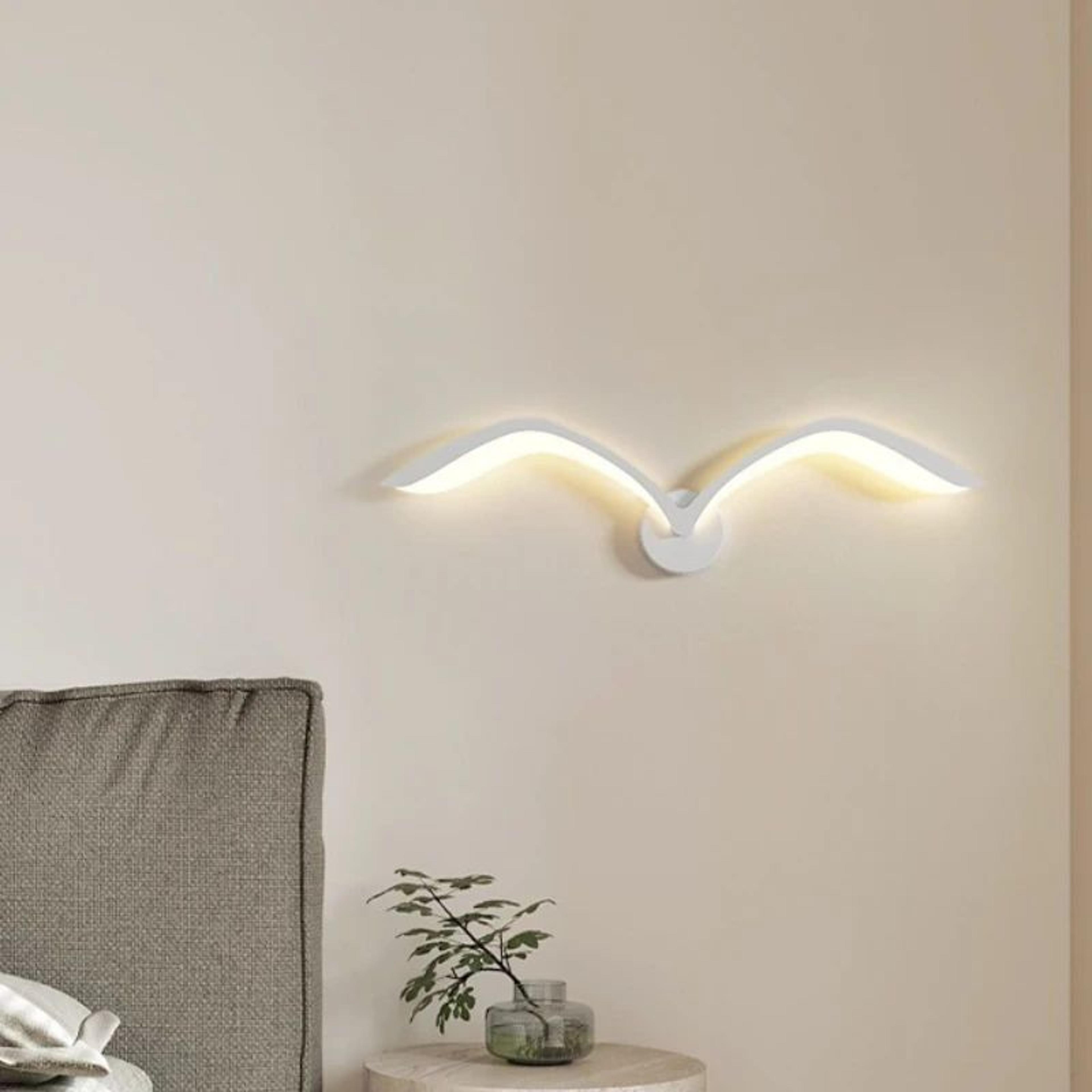 nordic seagull led wall lamp