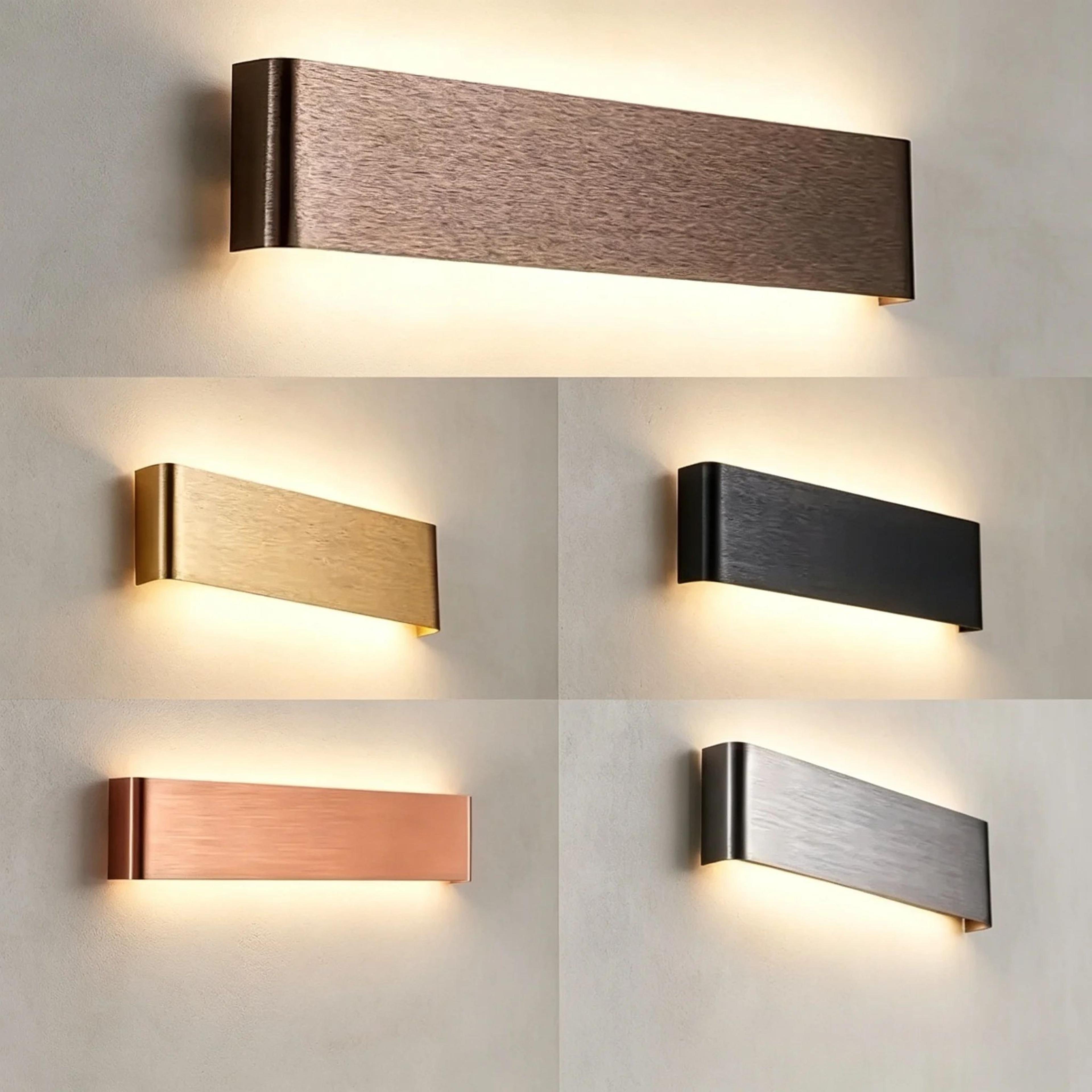 modern led indoor wall sconce