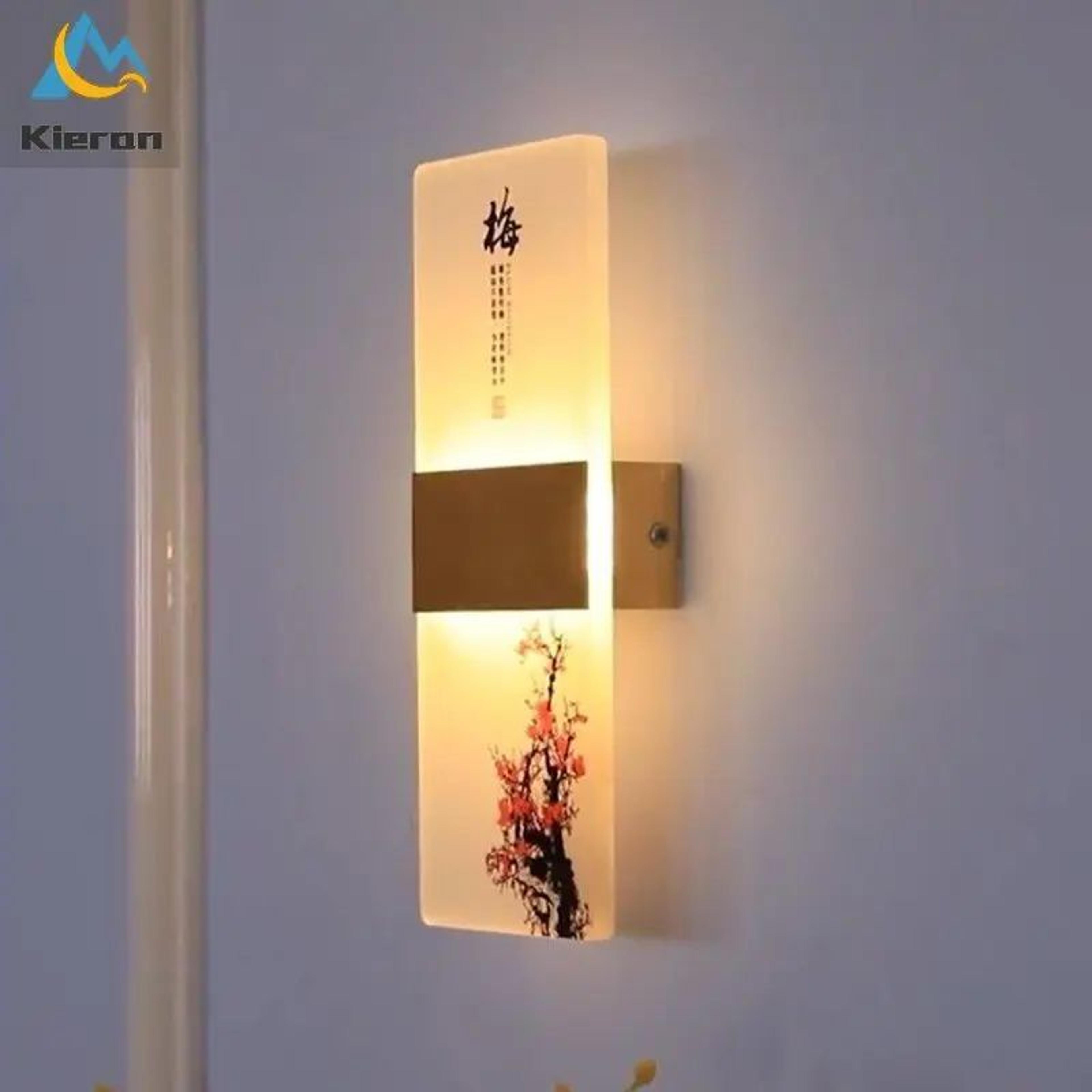 modern flower led wall lamp