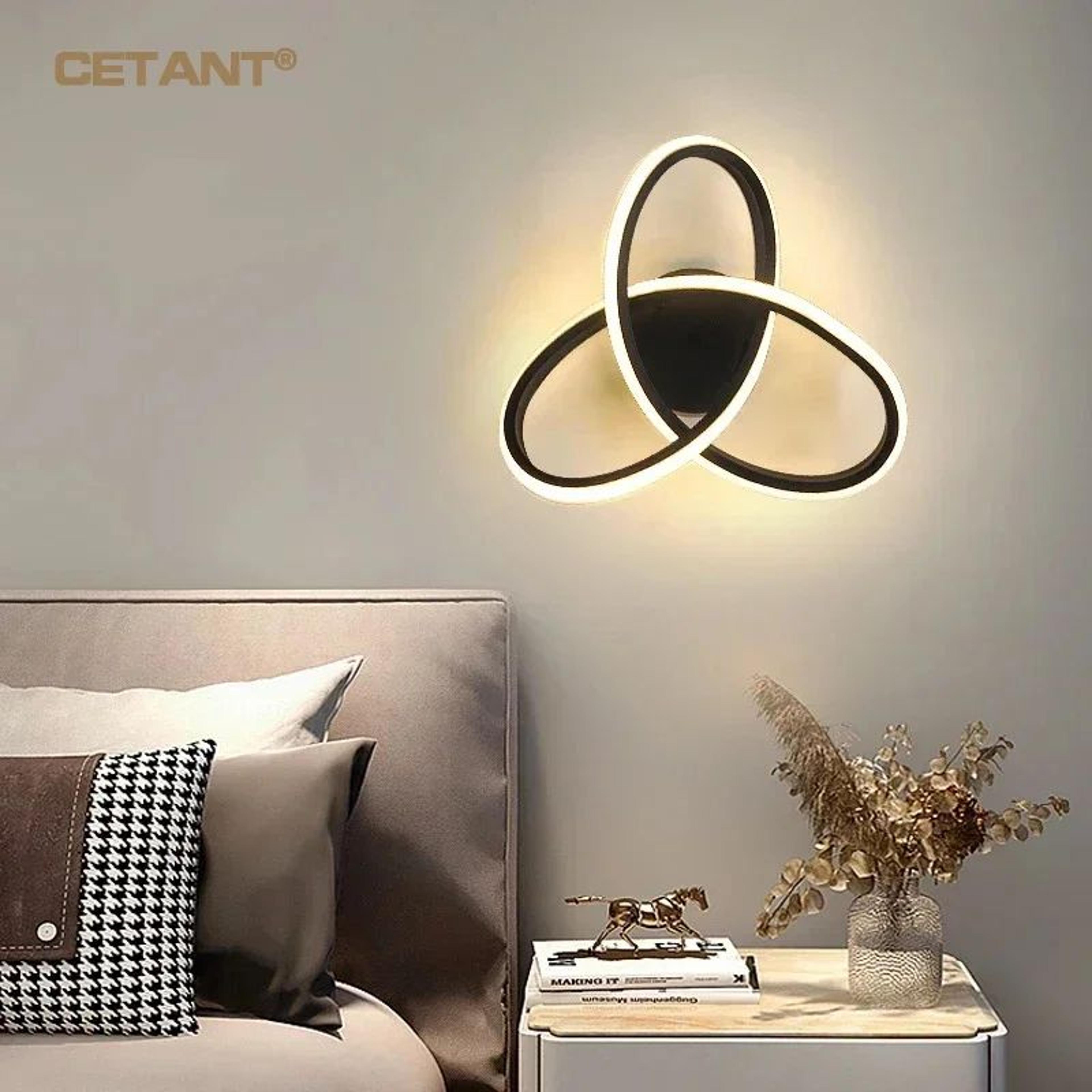 modern geometric led wall lamp