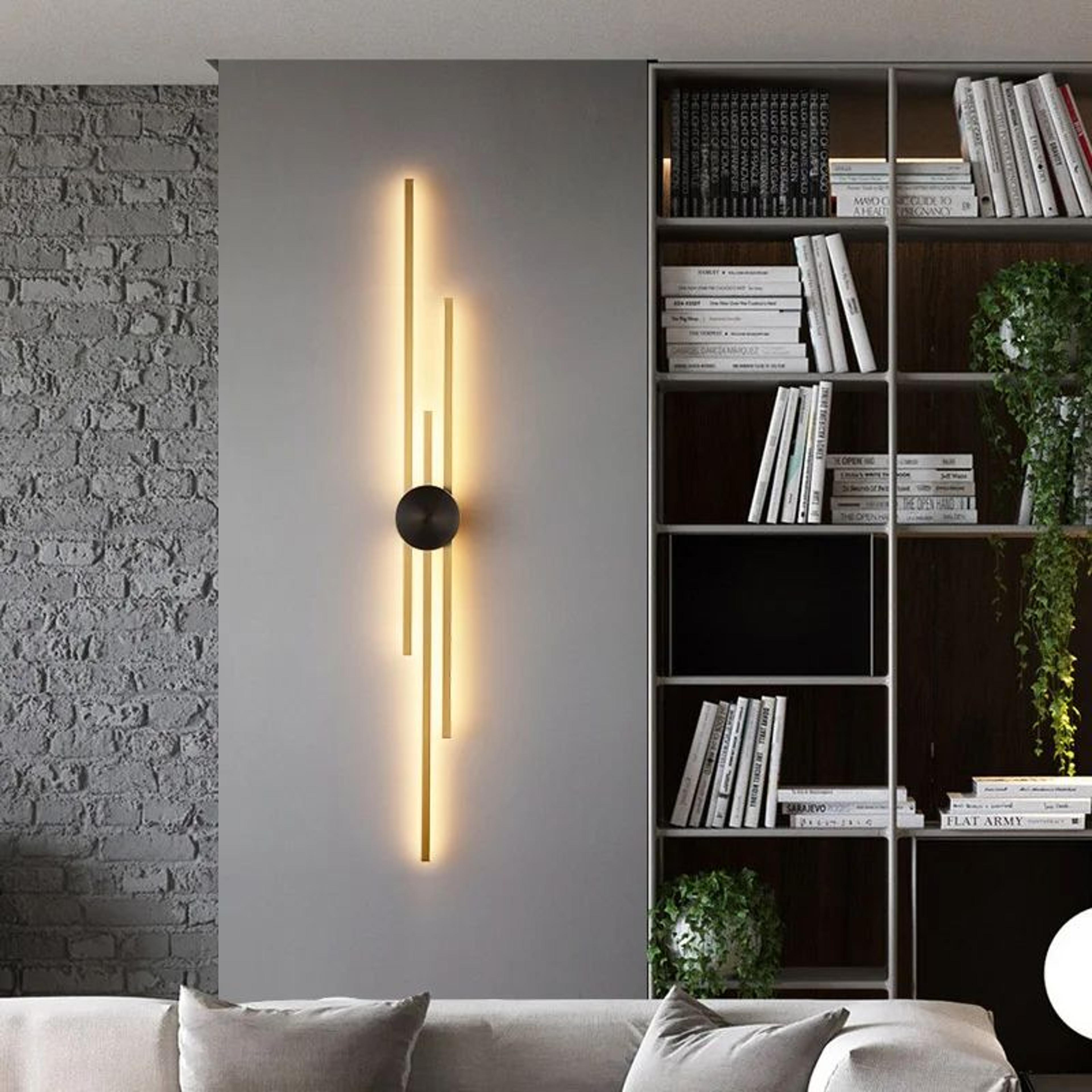 modern long linear led wall sconce